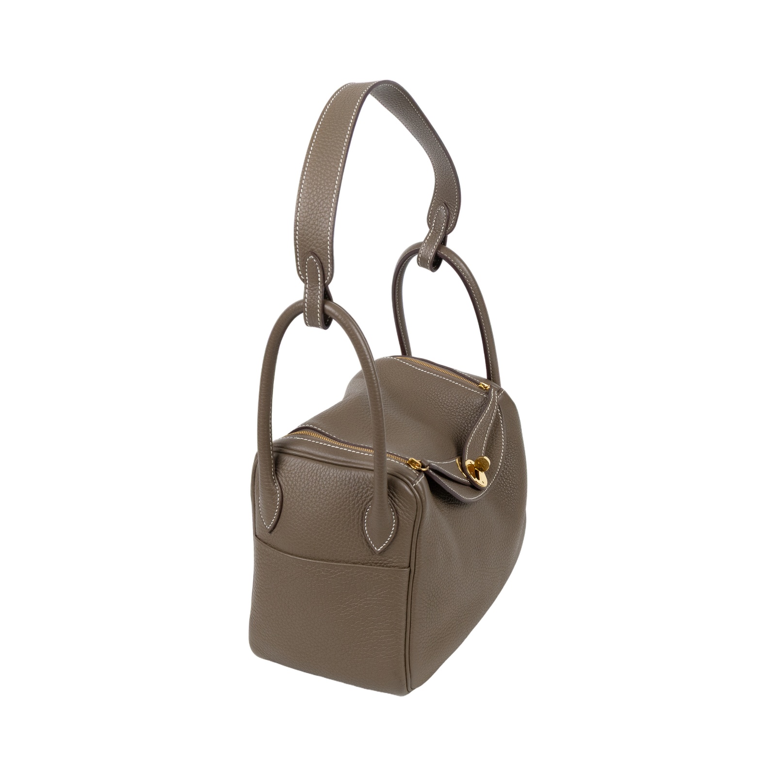 愛馬仕 Hermes Lindy 琳迪包 26 大象灰 金色五金 H073428CC18 /W MM 205 GU  原廠盒子/防塵袋