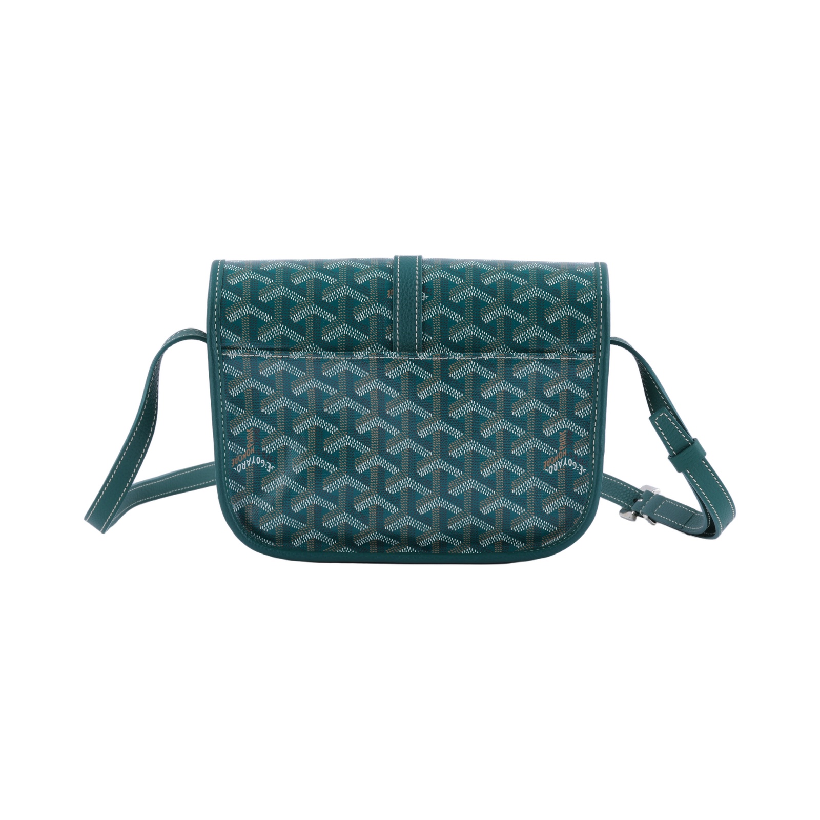 高雅德 GOYARD Belvédère PM 小型 馬鞍包 肩背包 斜背包 BELVE3PMLTY 綠Belvedere PM 防塵袋