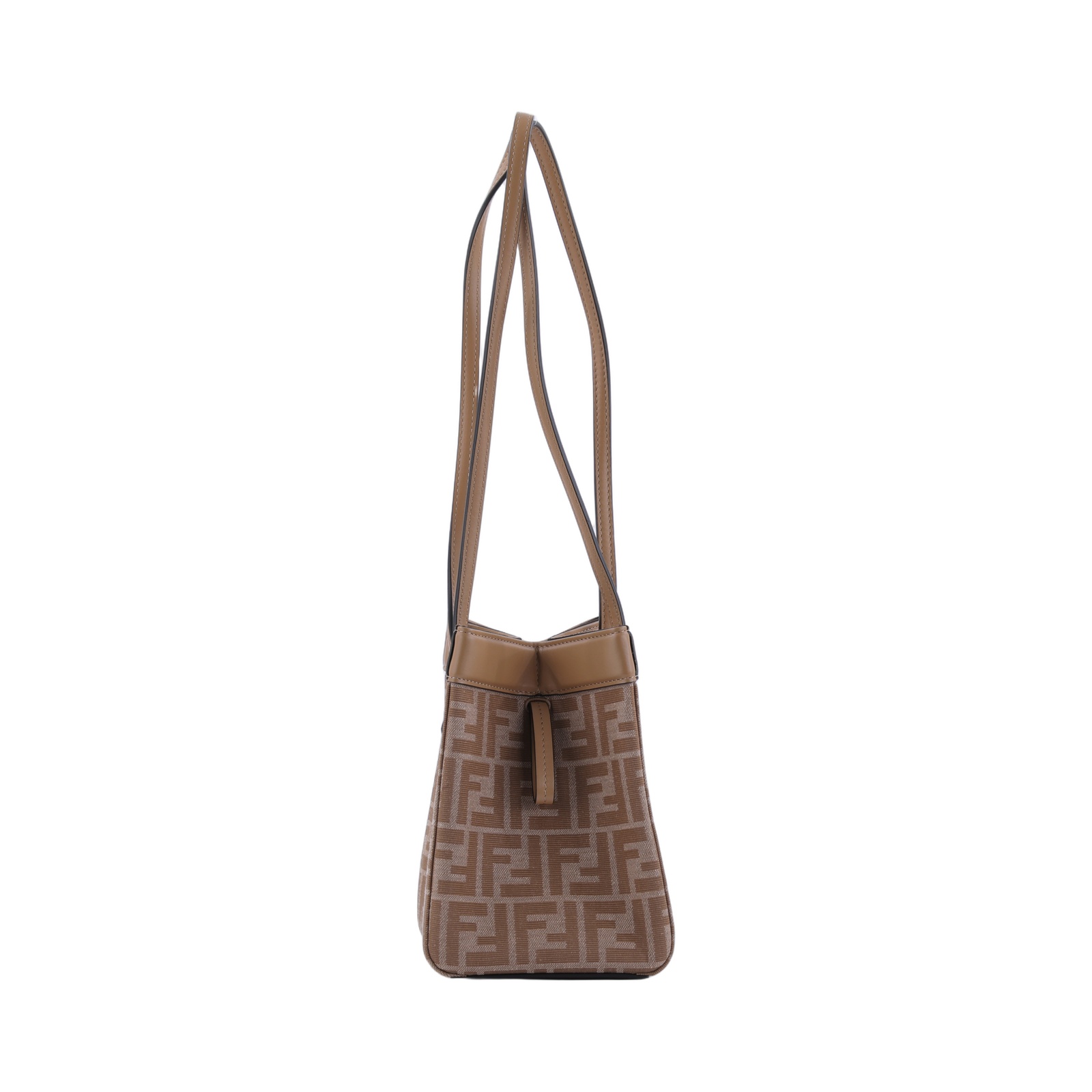 芬迪 FENDI 迷你 Origami 水桶包 8BS083AFPM 淺咖 MINI Origami 水桶包 無附屬品