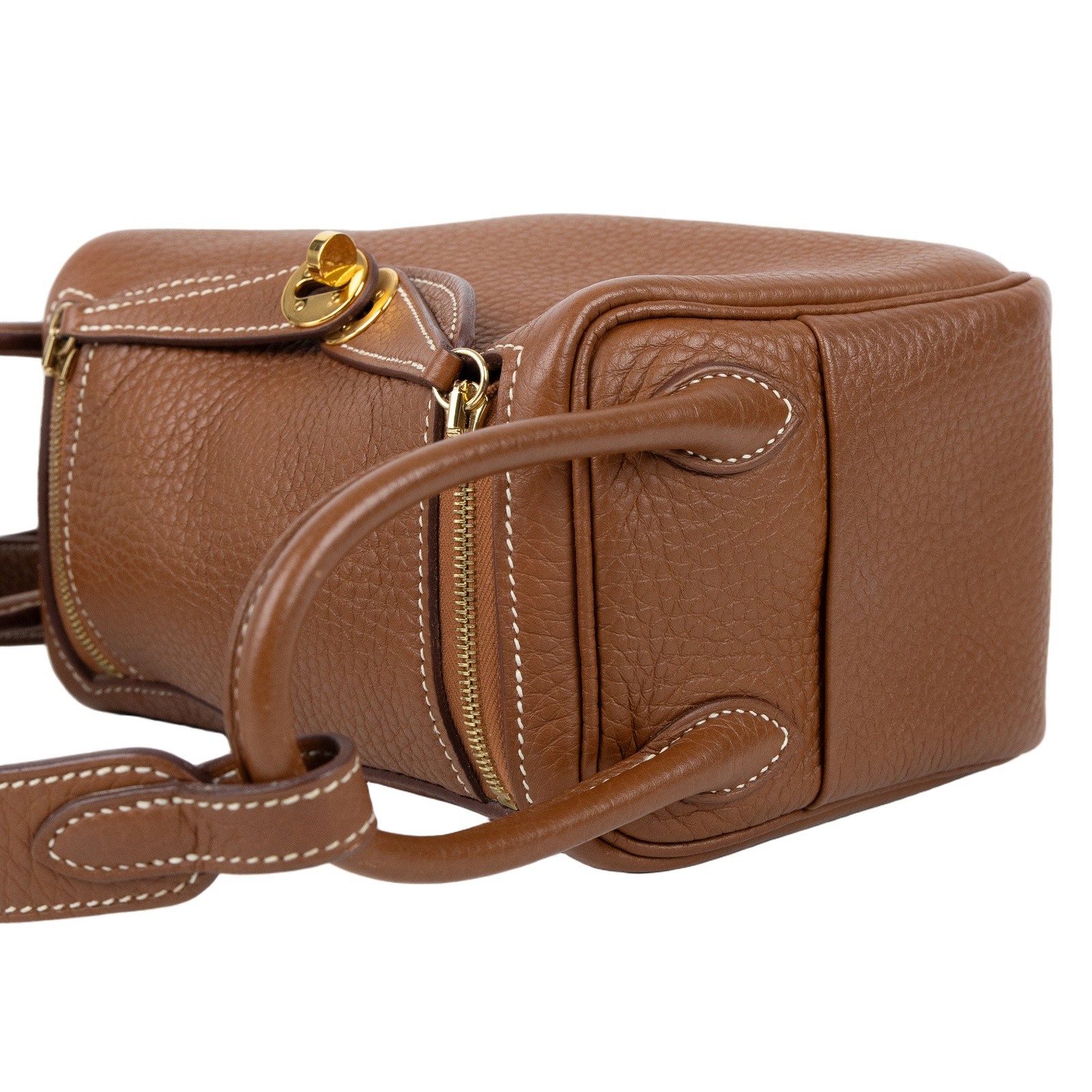 愛馬仕 Hermes Lindy 琳迪包 迷你 LDM UPY 814 YA U刻 金棕金LINDY MINI 無附屬品
