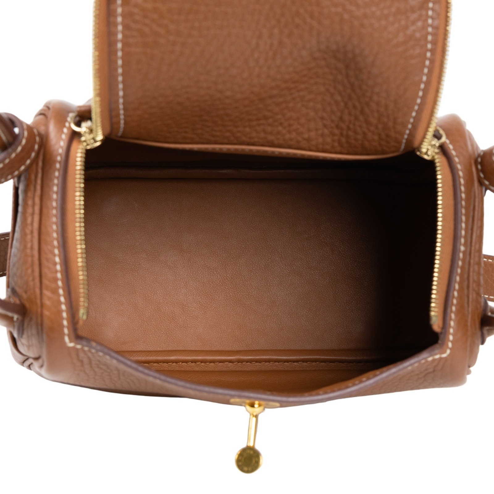 愛馬仕 Hermes Lindy 琳迪包 迷你 LDM UPY 814 YA U刻 金棕金LINDY MINI 無附屬品