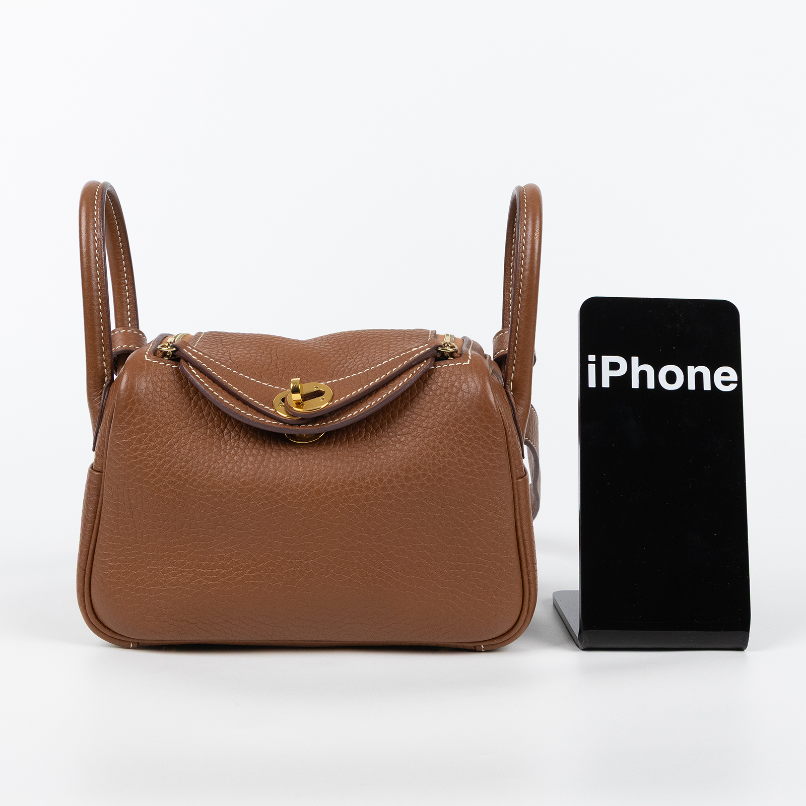 愛馬仕 Hermes Lindy 琳迪包 迷你 LDM UPY 814 YA U刻 金棕金LINDY MINI 無附屬品