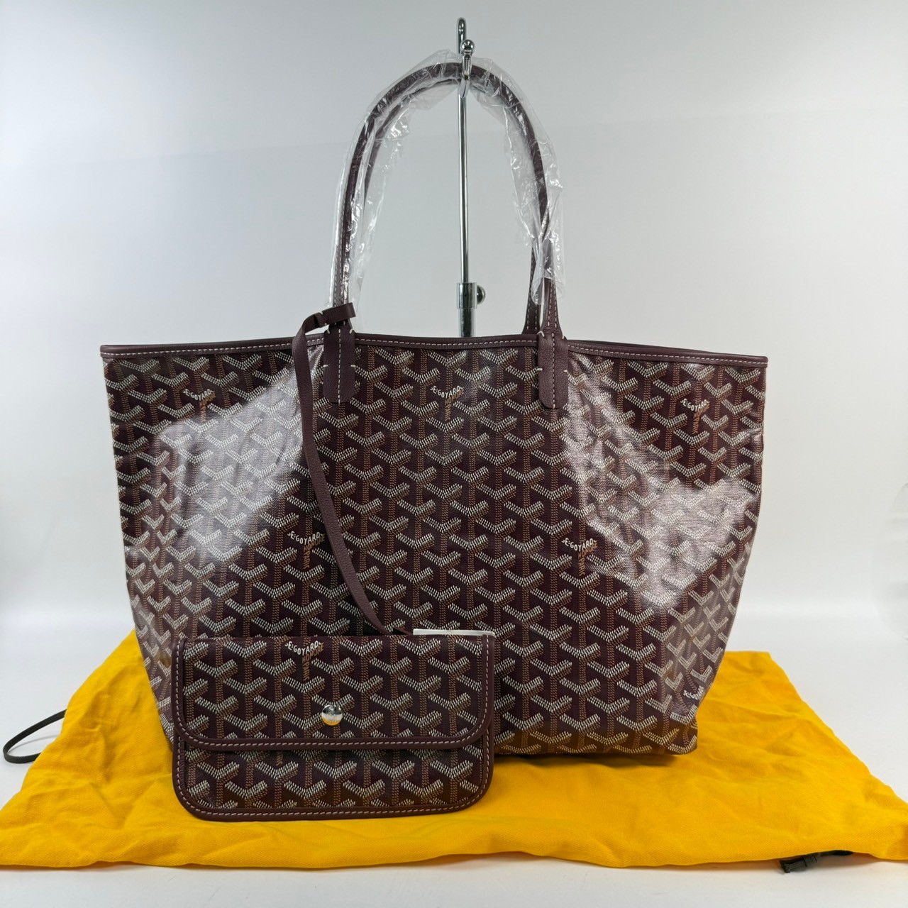 高雅德 GOYARD Saint Louis PM Bag 托特包 STLOUIPMLTY 酒紅色Saint Louis PM Bag 防塵袋