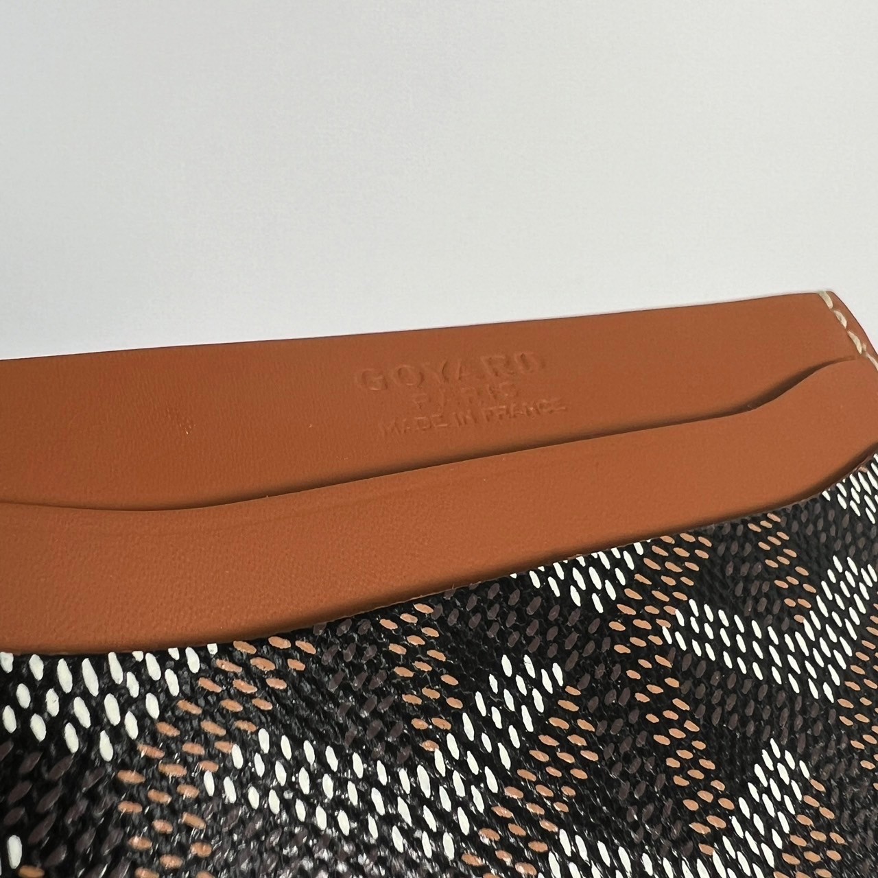 高雅德 GOYARD Saint-Sulpice Card Wallet 卡夾 STSULPPMLTY 棕色卡夾 原廠盒子/防塵袋