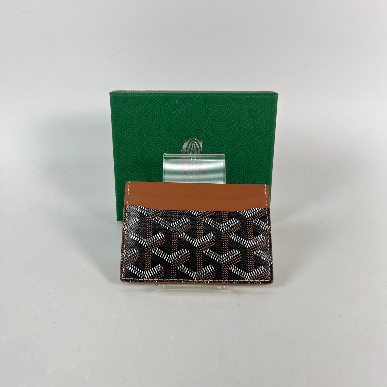 高雅德 GOYARD Saint-Sulpice Card Wallet 卡夾 STSULPPMLTY 棕色卡夾 原廠盒子/防塵袋