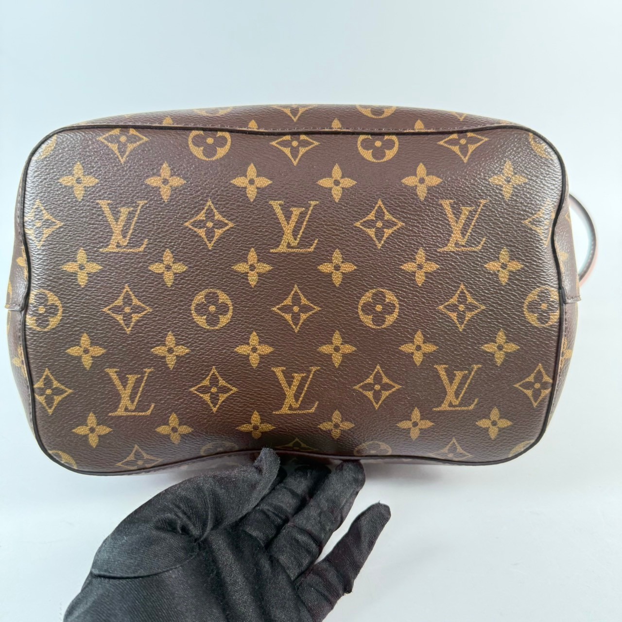 路易威登 LOUIS VUITTON NéoNoé MM 經典帆布 肩背 水桶包 粉紅色 M44022 ＜確保＞原花粉NEONOE 防塵袋