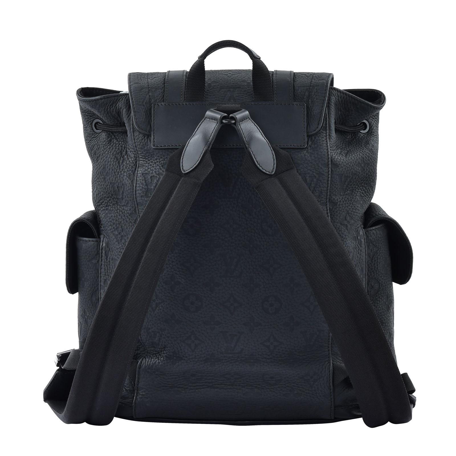 路易威登 LOUIS VUITTON Christopher PM 後背包 M20899 晶片款 Christopher PM 黑壓紋後背包