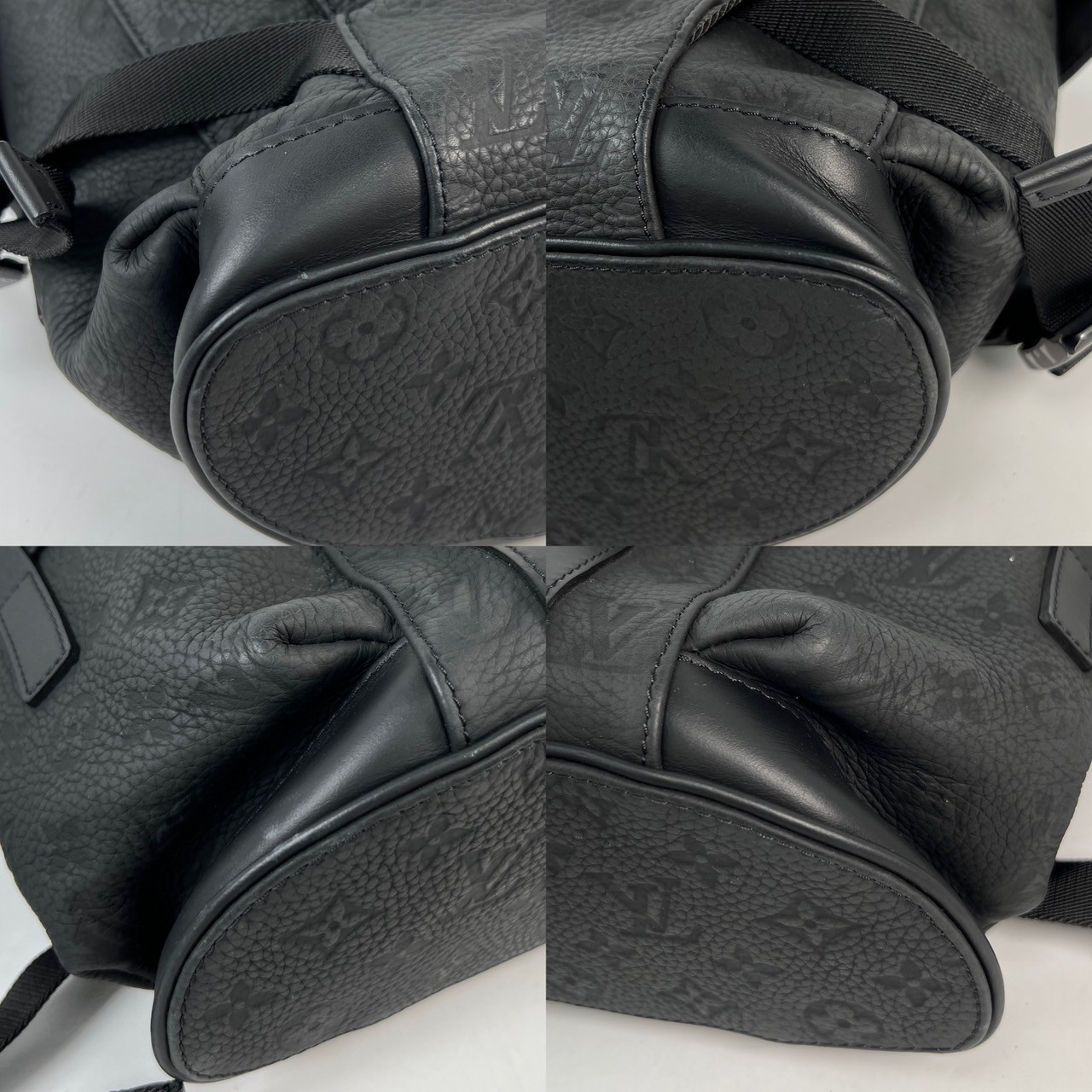 路易威登 LOUIS VUITTON Christopher PM 後背包 M20899 晶片款 Christopher PM 黑壓紋後背包