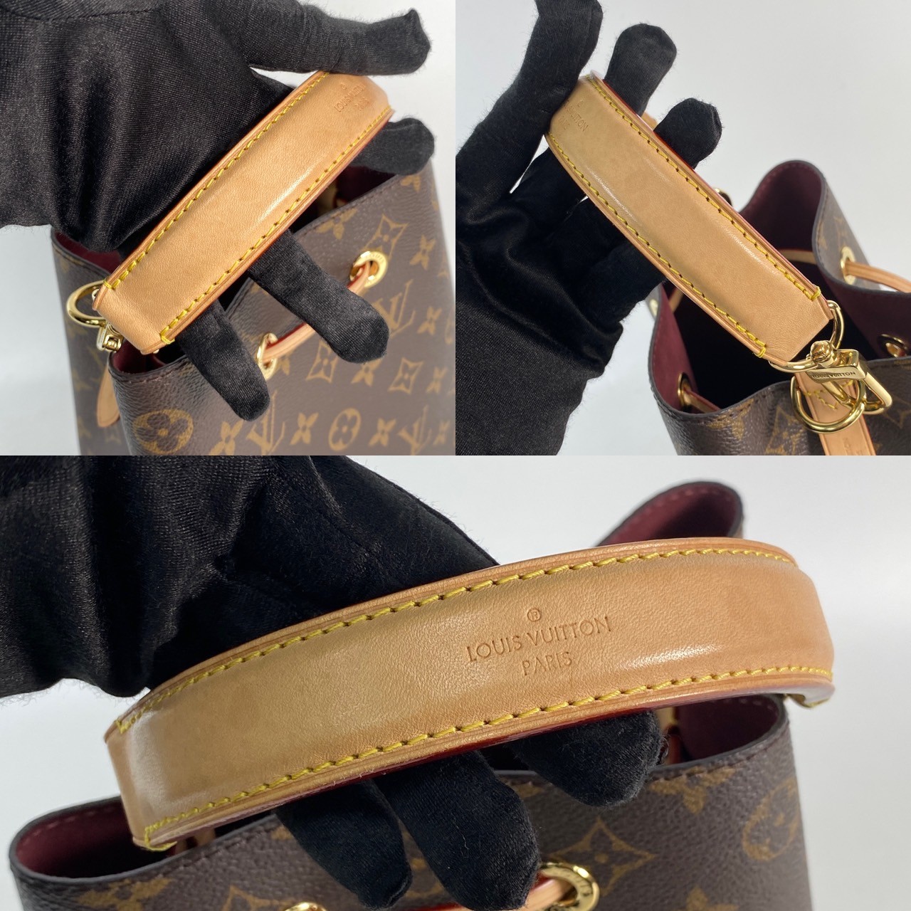 路易威登 LOUIS VUITTON Néonoé BB 經典帆布 束口水桶包 M46581 晶片款 原花NEONOE BB 原廠盒子/防塵袋/購買證明/背帶