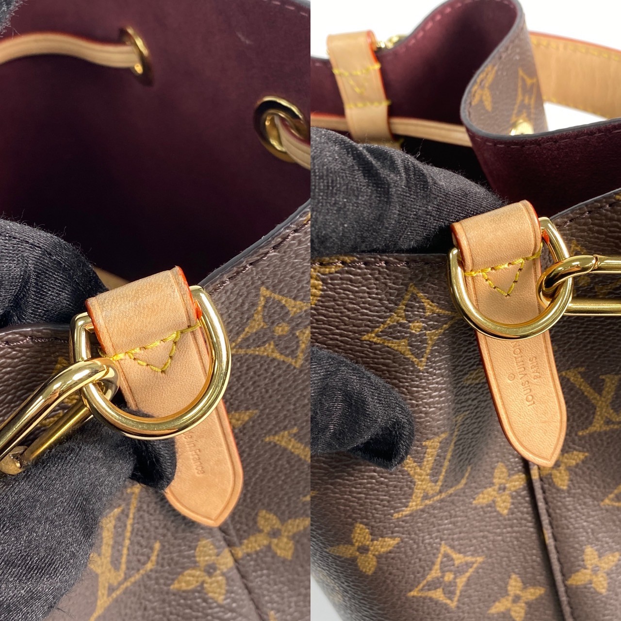 路易威登 LOUIS VUITTON Néonoé BB 經典帆布 束口水桶包 M46581 晶片款 原花NEONOE BB 原廠盒子/防塵袋/購買證明/背帶