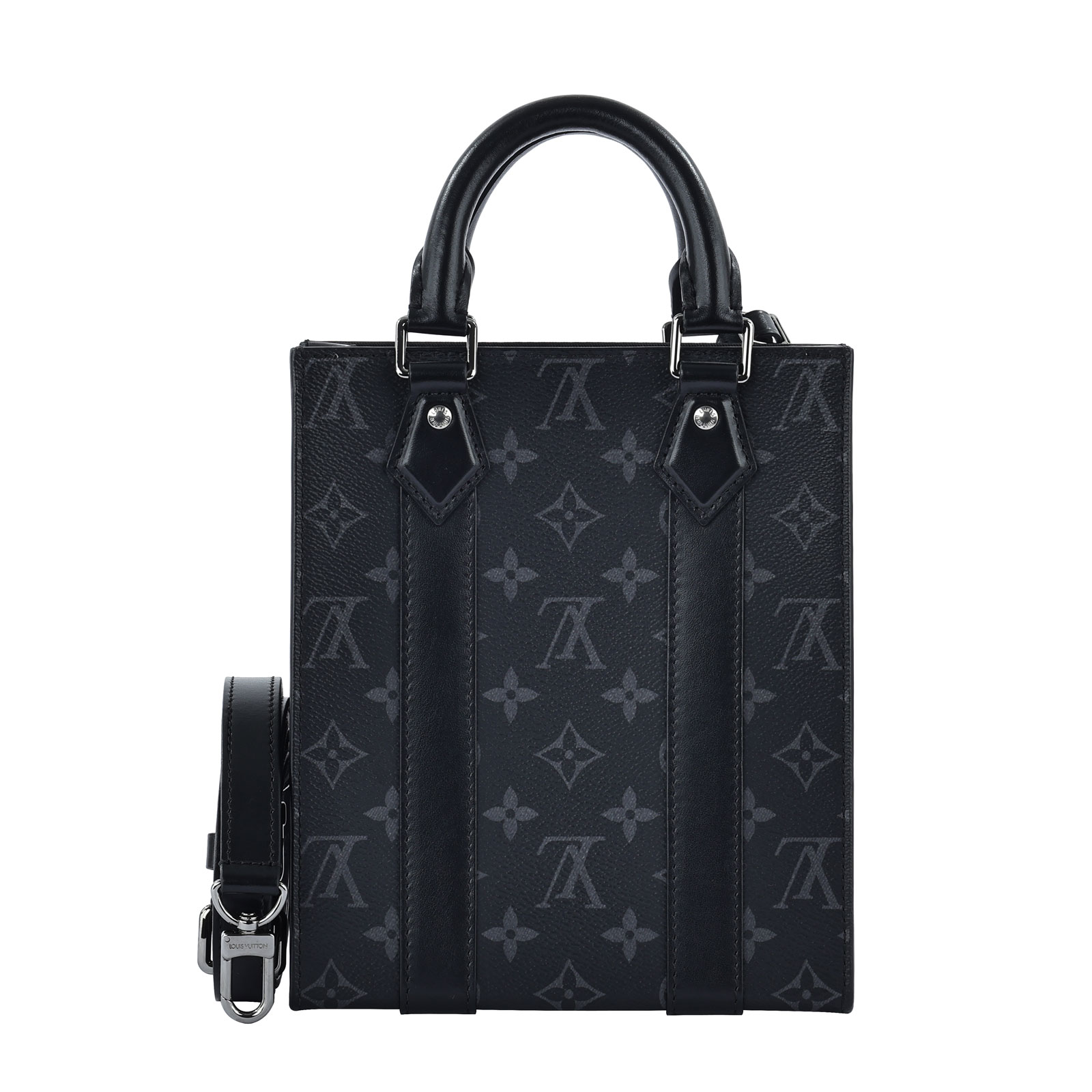 路易威登 LOUIS VUITTON Sac Plat Mini 老花帆布 手提 斜背包 M46453 晶片款  原廠盒子/防塵袋