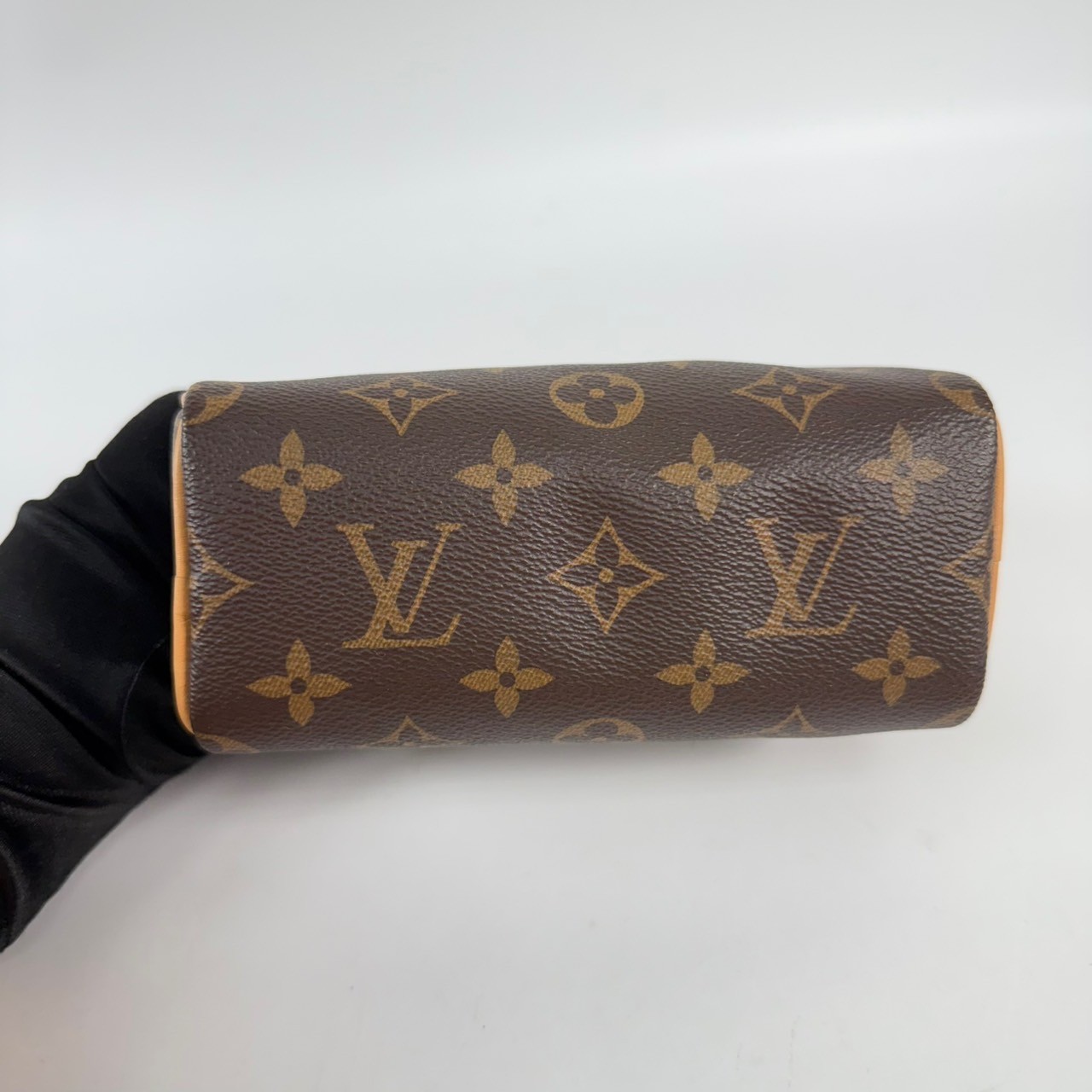 路易威登 LOUIS VUITTON Nano Speedy 原花 手提 肩背包 M81085 原花NANO SPEEDY 原廠盒子/防塵袋/購買證明/背帶