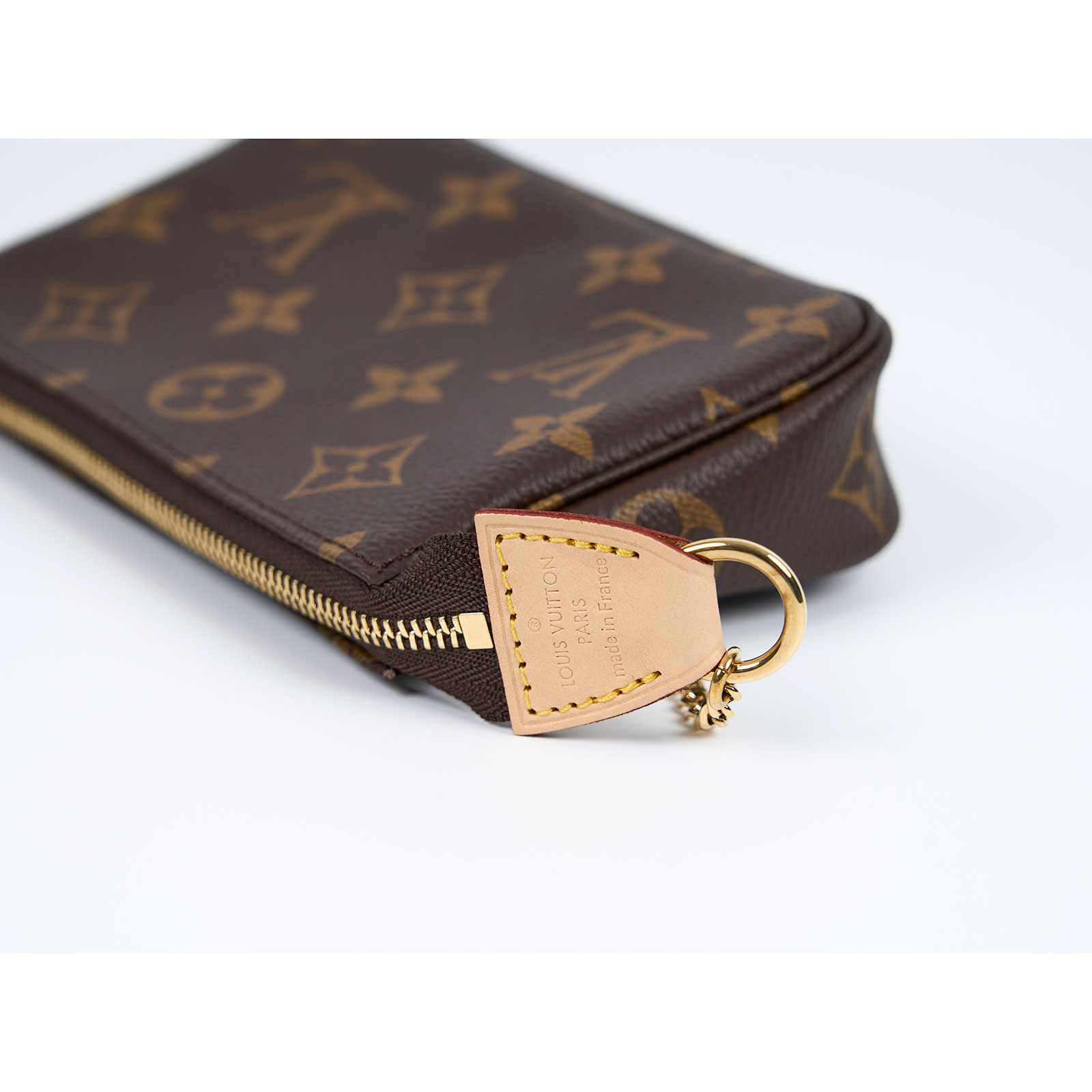 路易威登 LOUIS VUITTON Monogram塗層帆布 鏈帶 迷你小皮包 M82510 原花MINI POCHETTE雙鍊包 原廠盒子/防塵袋