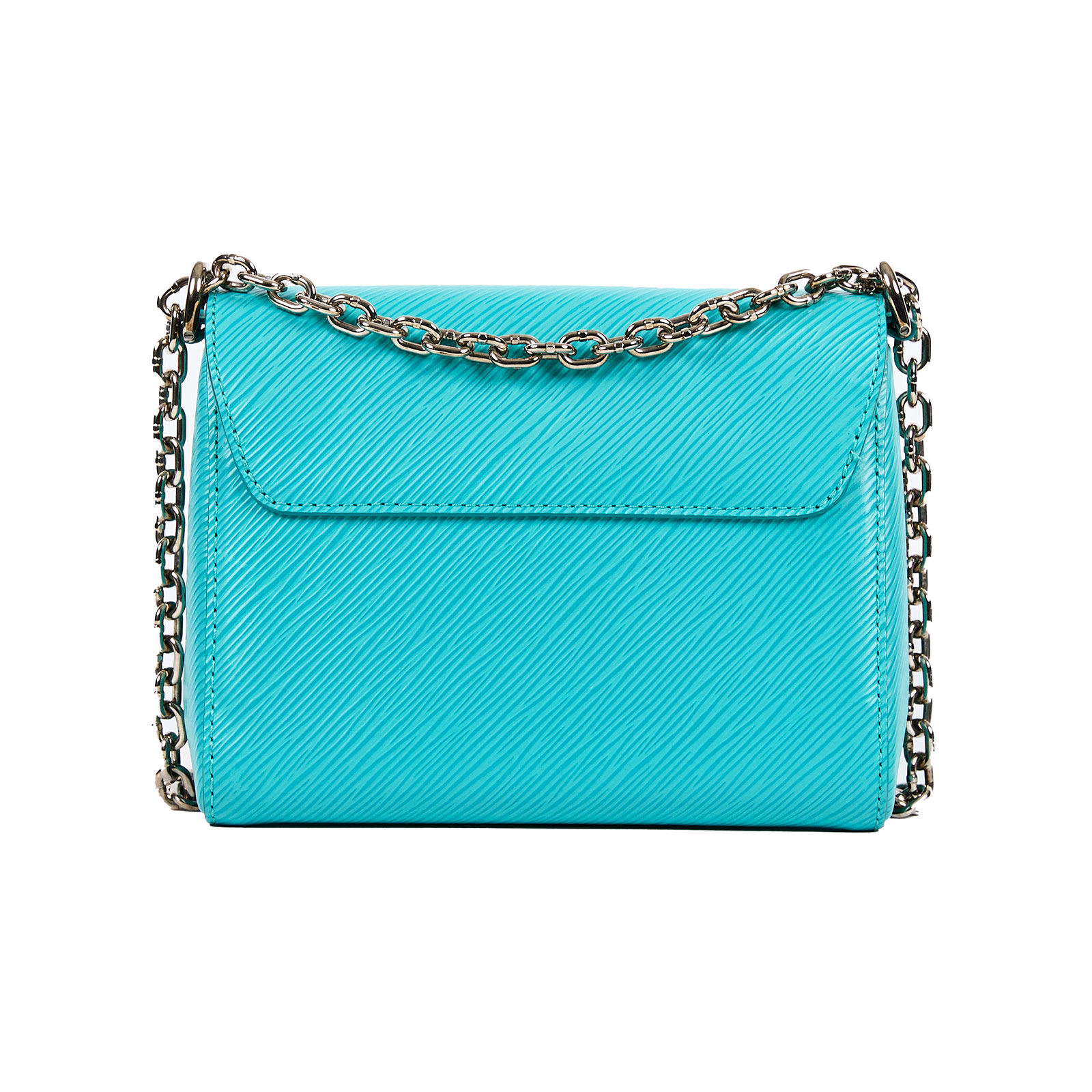 路易威登 LOUIS VUITTON Twist PM Epi粒面皮革 單肩包 粉紅色  綠松石色 TWIST PM 防塵袋/鏡子