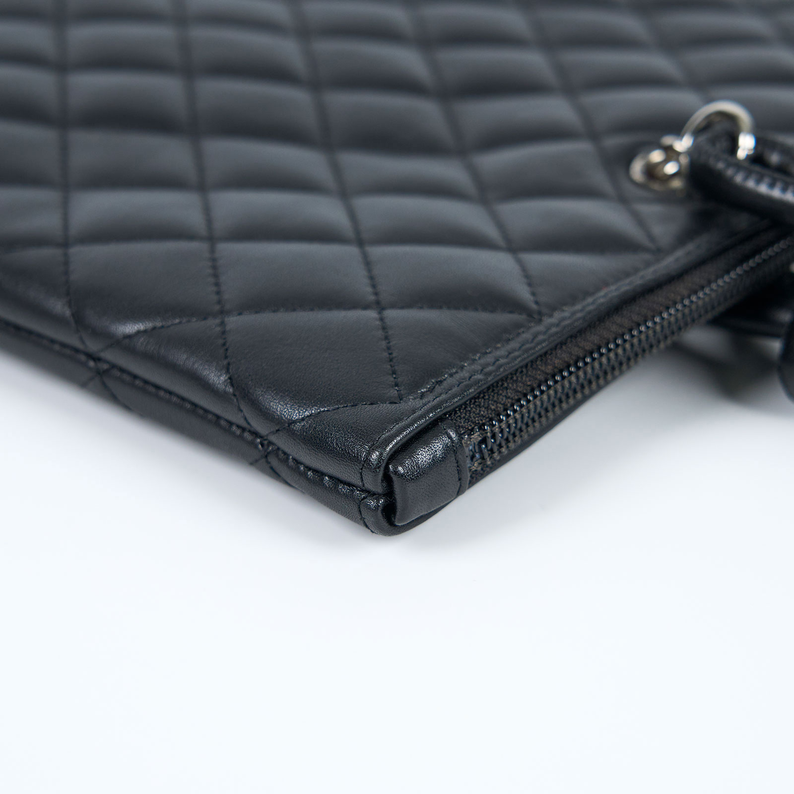香奈兒 CHANEL Cambon Flat Tote Bag 托特包 A28126 ☆黑康朋扁形托特包 防塵袋/保證卡