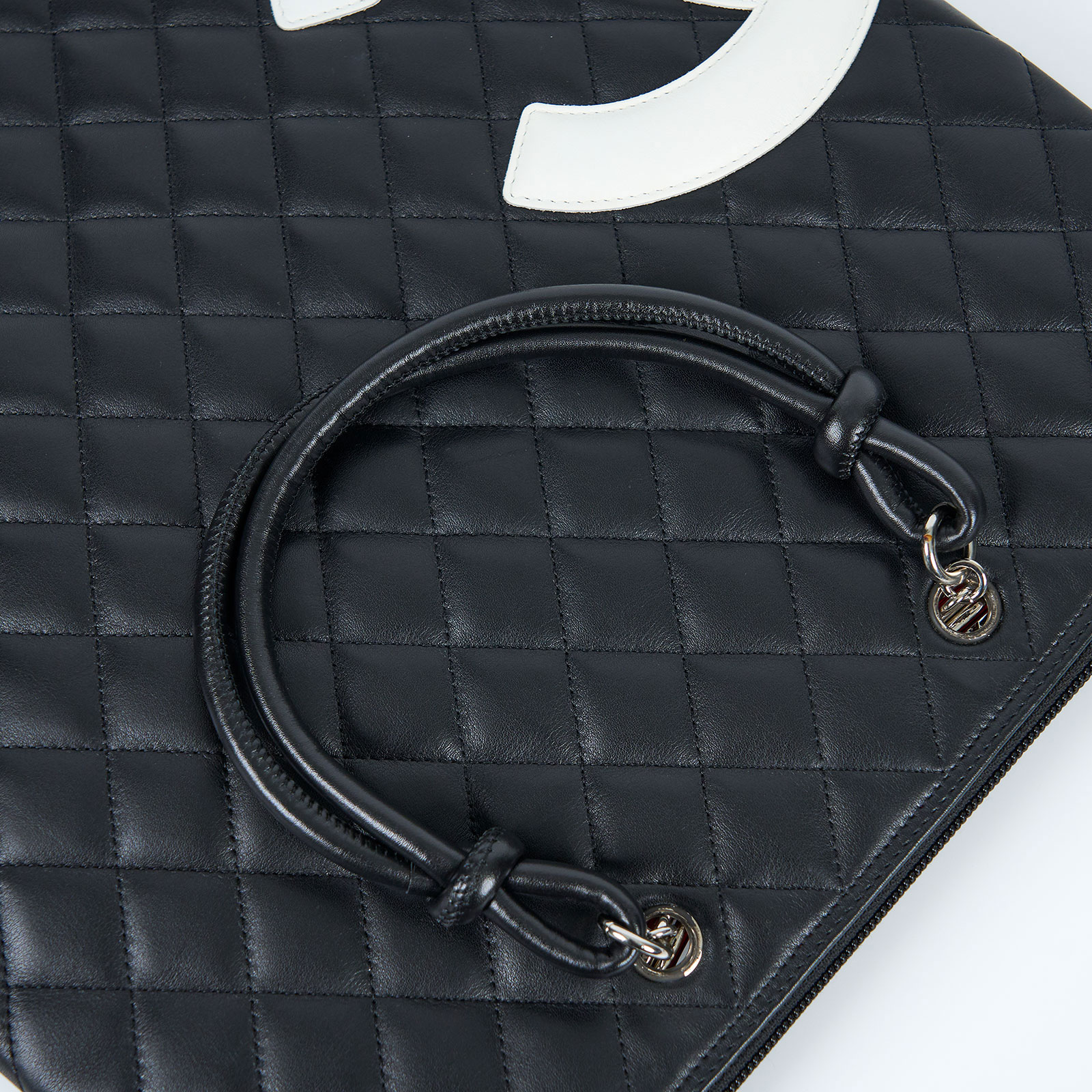 香奈兒 CHANEL Cambon Flat Tote Bag 托特包 A28126 ☆黑康朋扁形托特包 防塵袋/保證卡