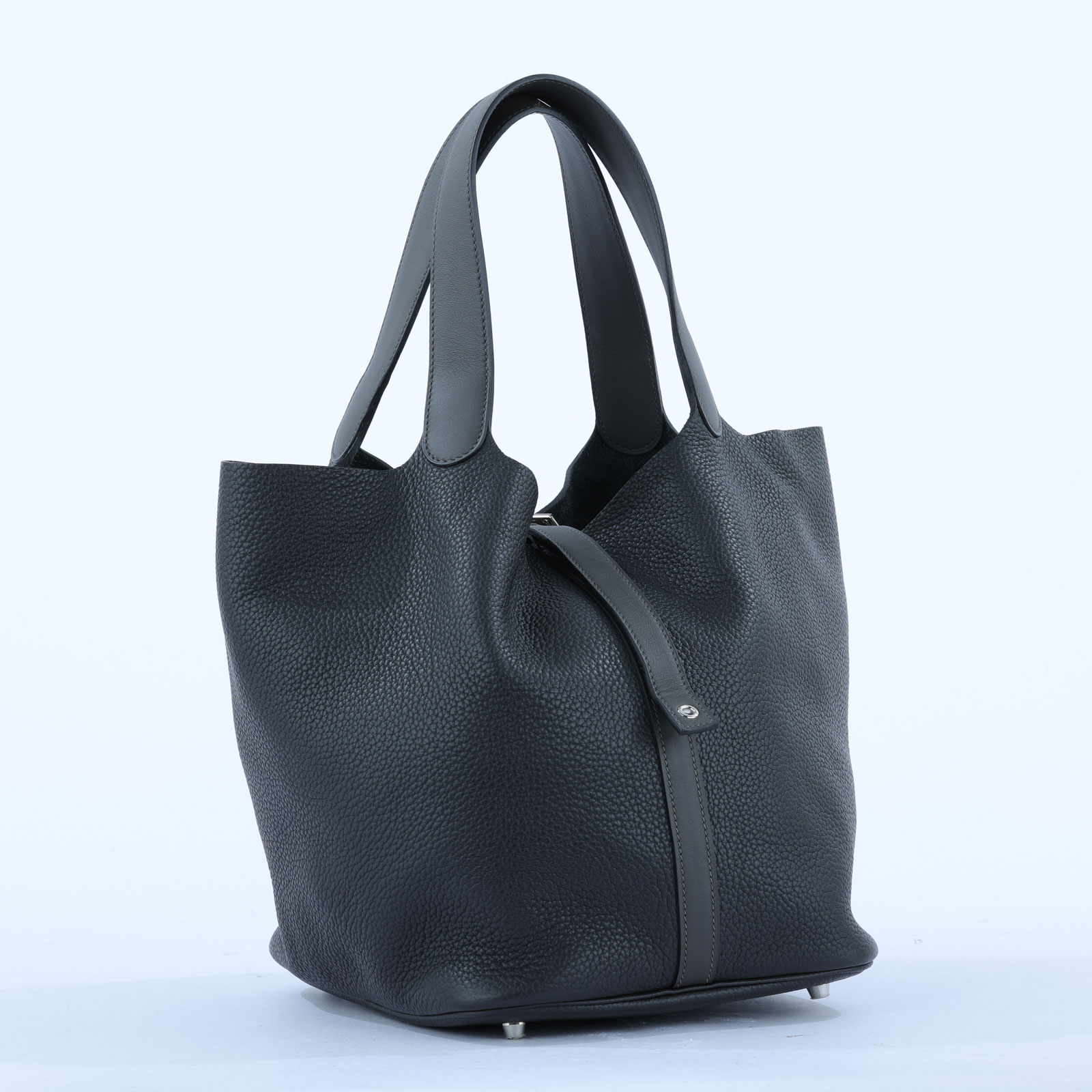 愛馬仕 Hermès Picotin Lock 26 菜籃子包 PT26 口R R刻 深灰PICOTIN 26 原廠盒子/防塵袋/鎖組