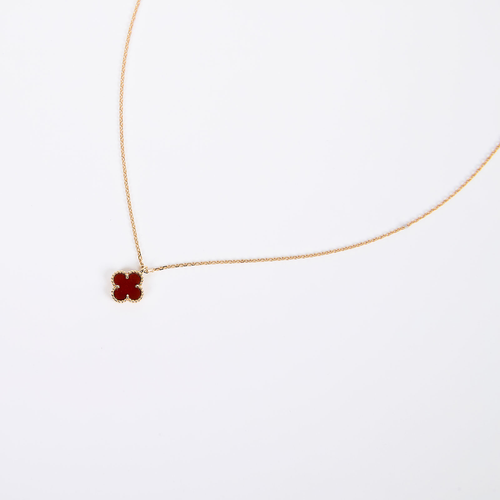 梵克雅寶 Van Cleef & Arpels Sweet Alhambra 吊墜 VCARN59M00  原廠盒子/證書