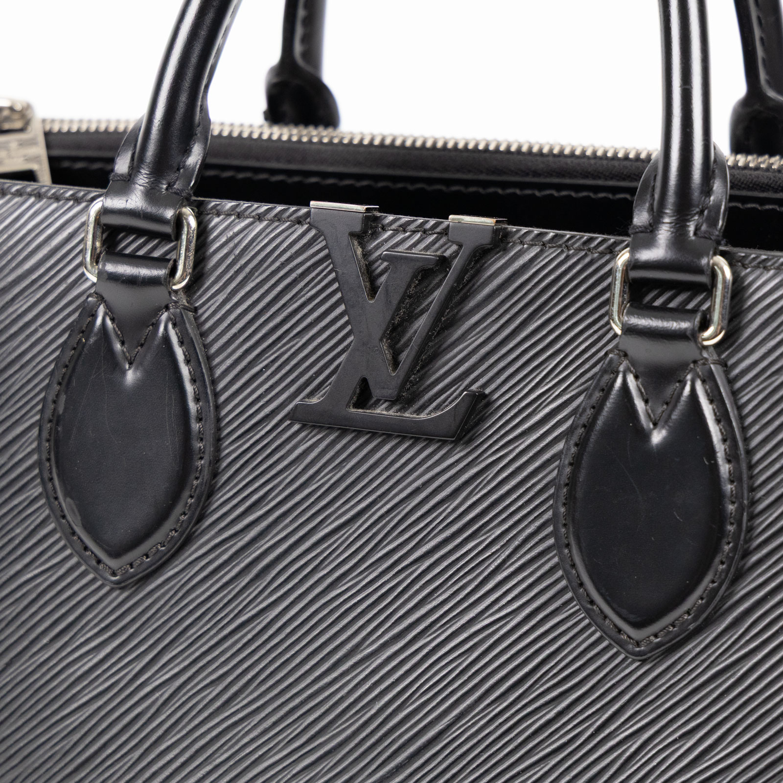 路易威登 LOUIS VUITTON Grenelle PM 托特包 M57680 晶片款 黑Grenelle Tote Pm 原廠盒子/背帶