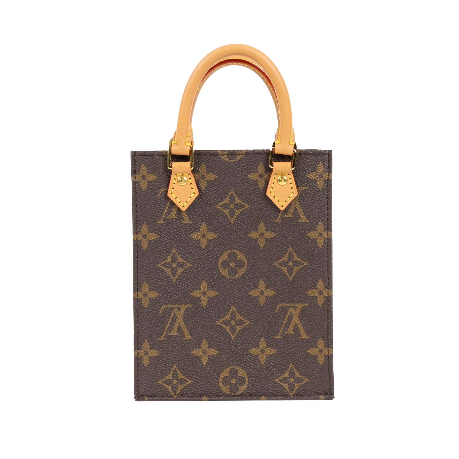 路易威登 LOUIS VUITTON Petit Sac Plat 經典帆布 斜背包 M69442 晶片款  原廠盒子/防塵袋/背帶/購買證明正本/台灣發票