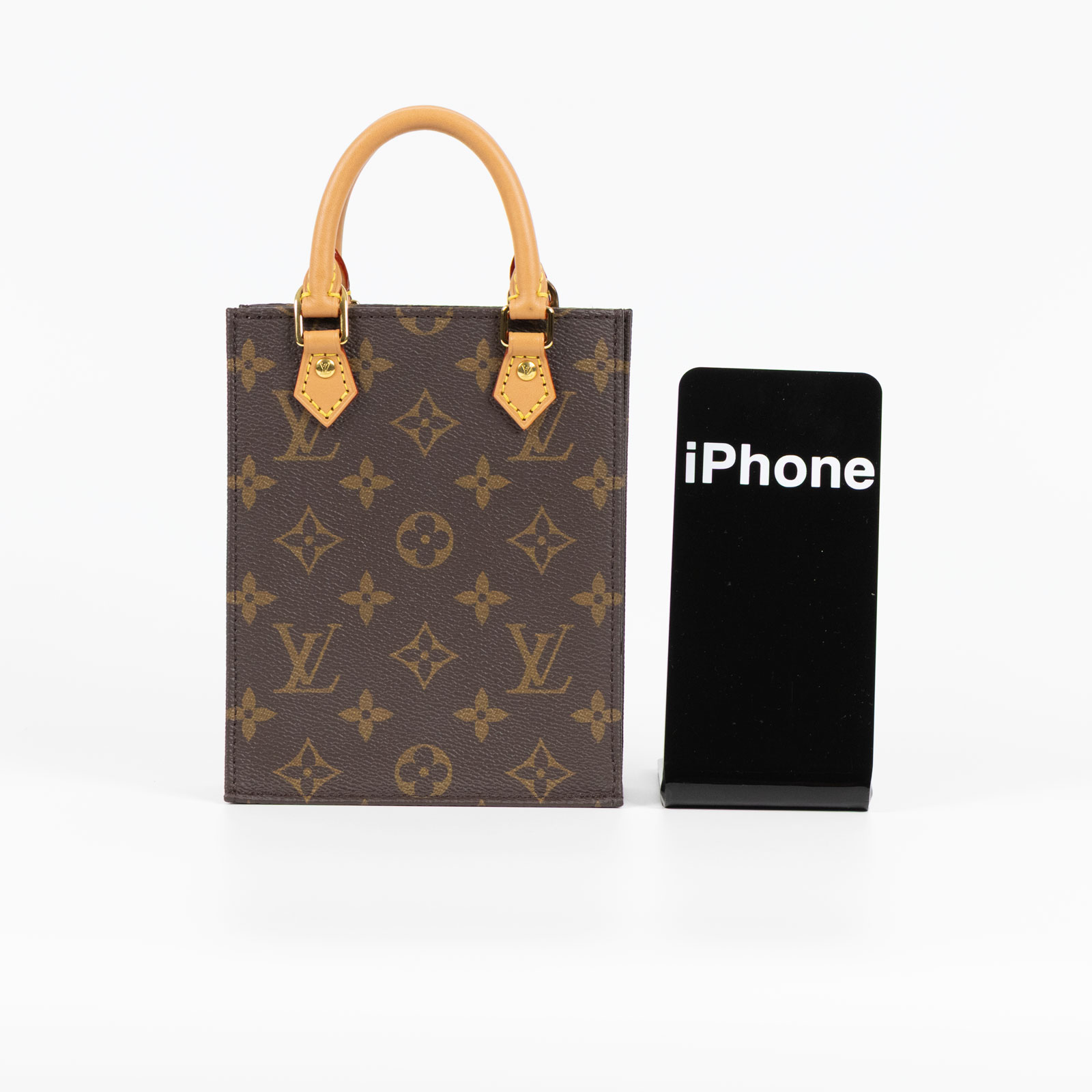 路易威登 LOUIS VUITTON Petit Sac Plat 經典帆布 斜背包 M69442 晶片款  原廠盒子/防塵袋/背帶/購買證明正本/台灣發票