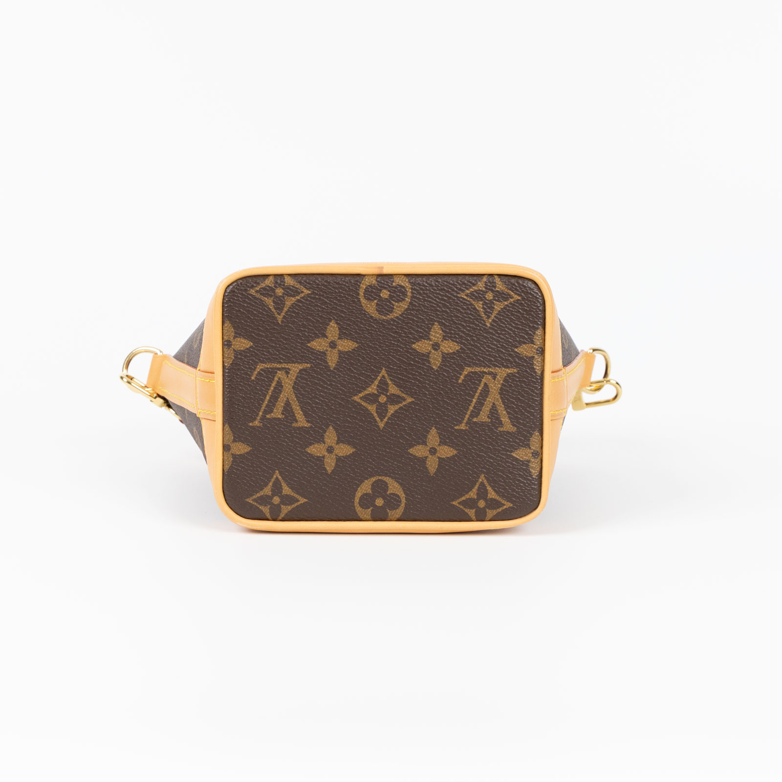 路易威登 LOUIS VUITTON Nano Noé 原花 束口水桶包 M81266 晶片款 原花NANO NOE水桶包 原廠盒子/防塵袋/購買證明正本