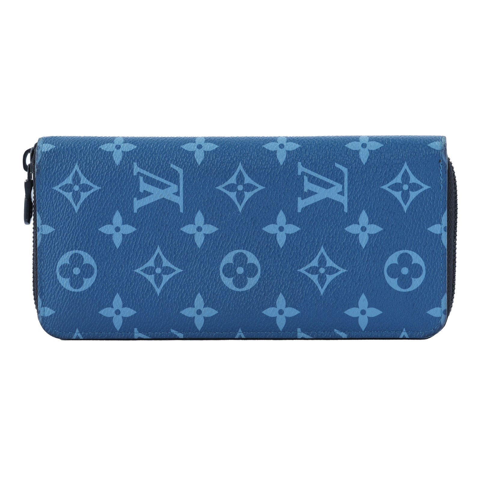 路易威登 LOUIS VUITTON Zippy 直式 拉鏈 錢包 長夾 M82799 晶片款 藍Zippy直立式拉鍊長夾 購買證明正本/原廠盒子/防塵袋