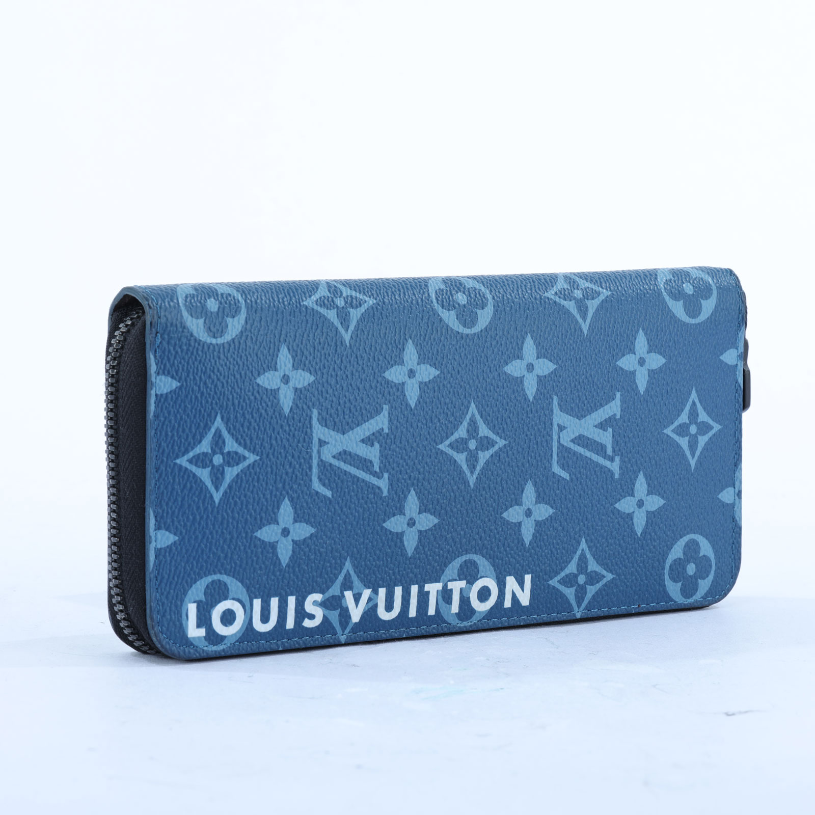 路易威登 LOUIS VUITTON Zippy 直式 拉鏈 錢包 長夾 M82799 晶片款 藍Zippy直立式拉鍊長夾 購買證明正本/原廠盒子/防塵袋