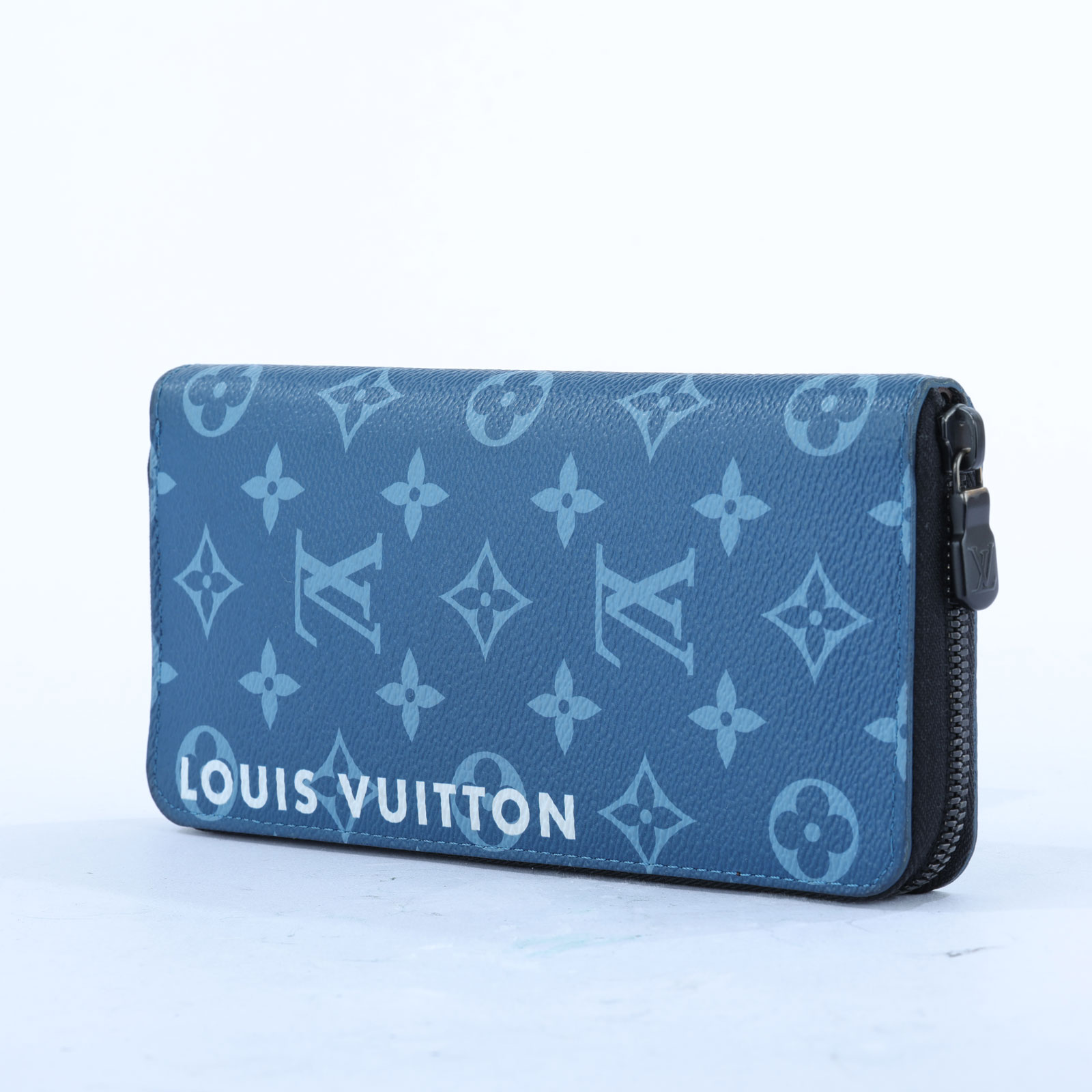 路易威登 LOUIS VUITTON Zippy 直式 拉鏈 錢包 長夾 M82799 晶片款 藍Zippy直立式拉鍊長夾 購買證明正本/原廠盒子/防塵袋