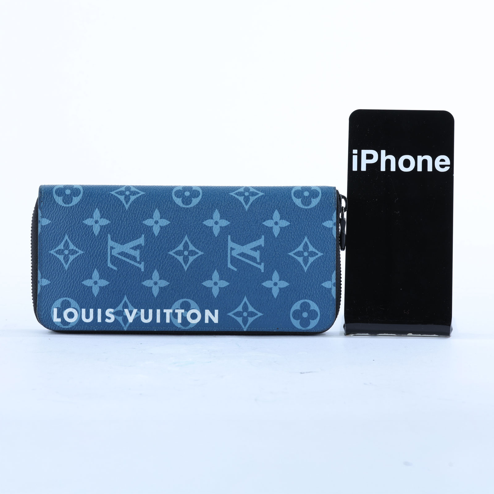 路易威登 LOUIS VUITTON Zippy 直式 拉鏈 錢包 長夾 M82799 晶片款 藍Zippy直立式拉鍊長夾 購買證明正本/原廠盒子/防塵袋