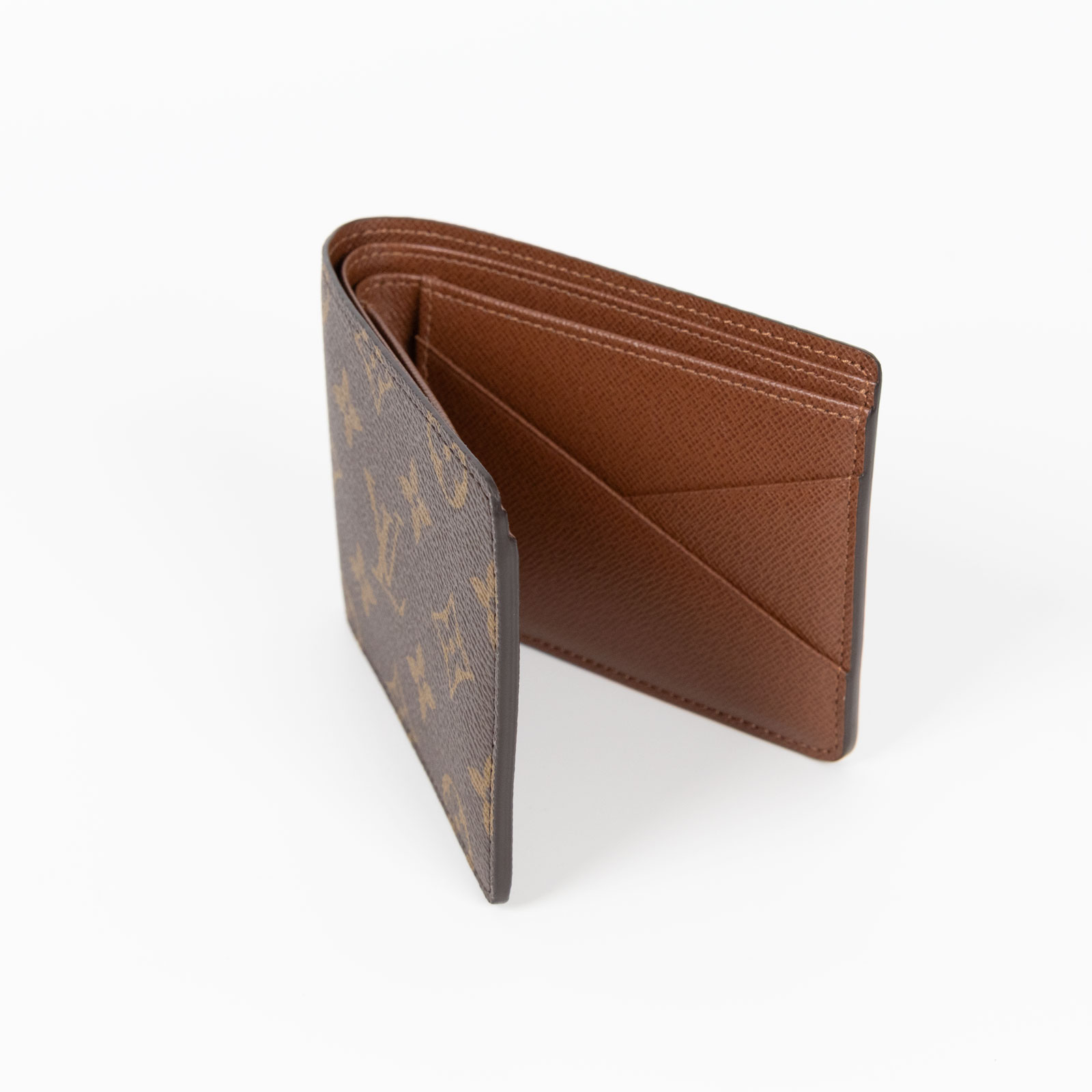 路易威登 LOUIS VUITTON Multiple 經典帆布 錢包 短夾 M60895 晶片款  防塵袋/原廠盒子/購買證明正本/台灣發票