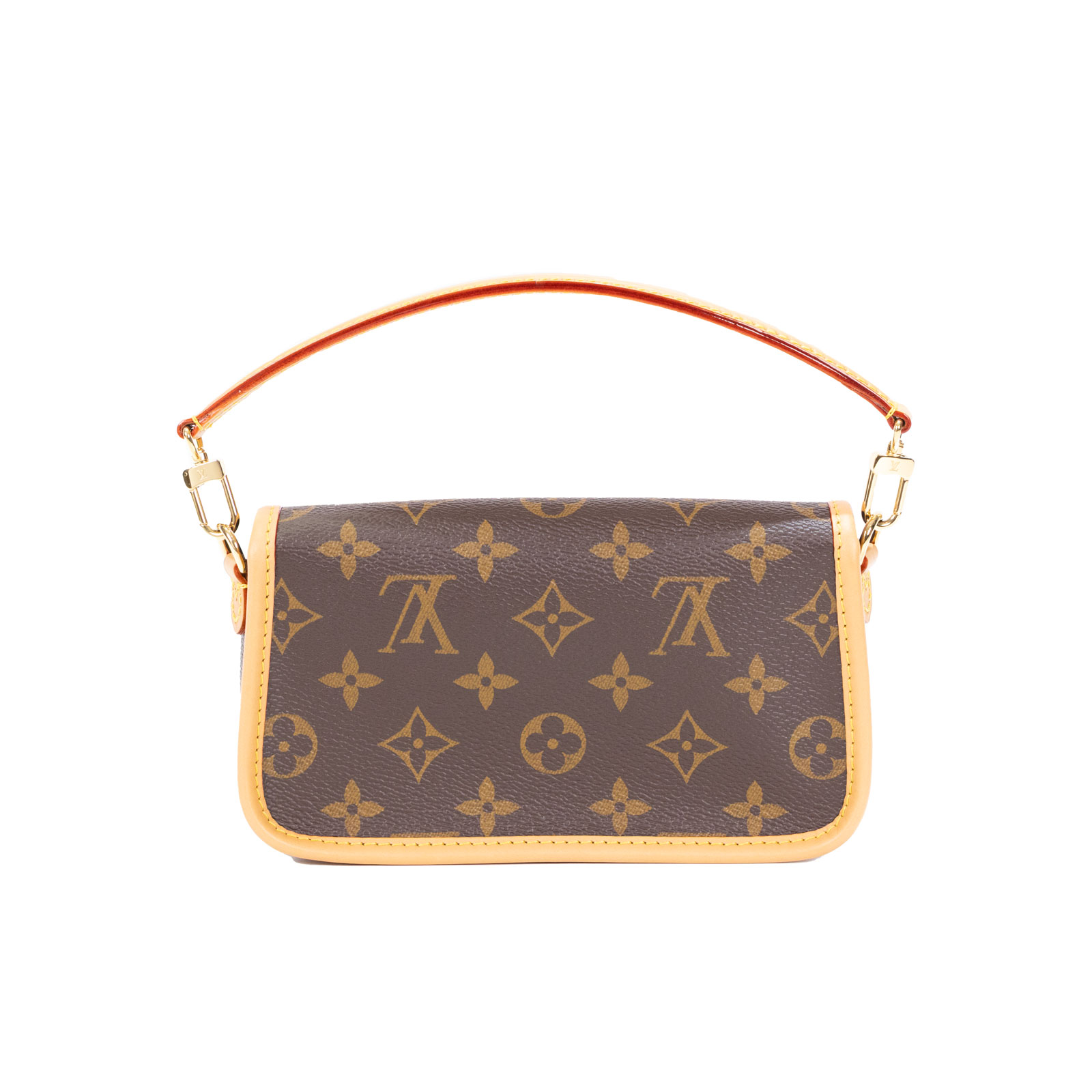 路易威登 LOUIS VUITTON Nano Diane 腋下包法棍 單肩背包 經典帆布 M83298 晶片款 原花NANO DIANE 防塵袋/背帶