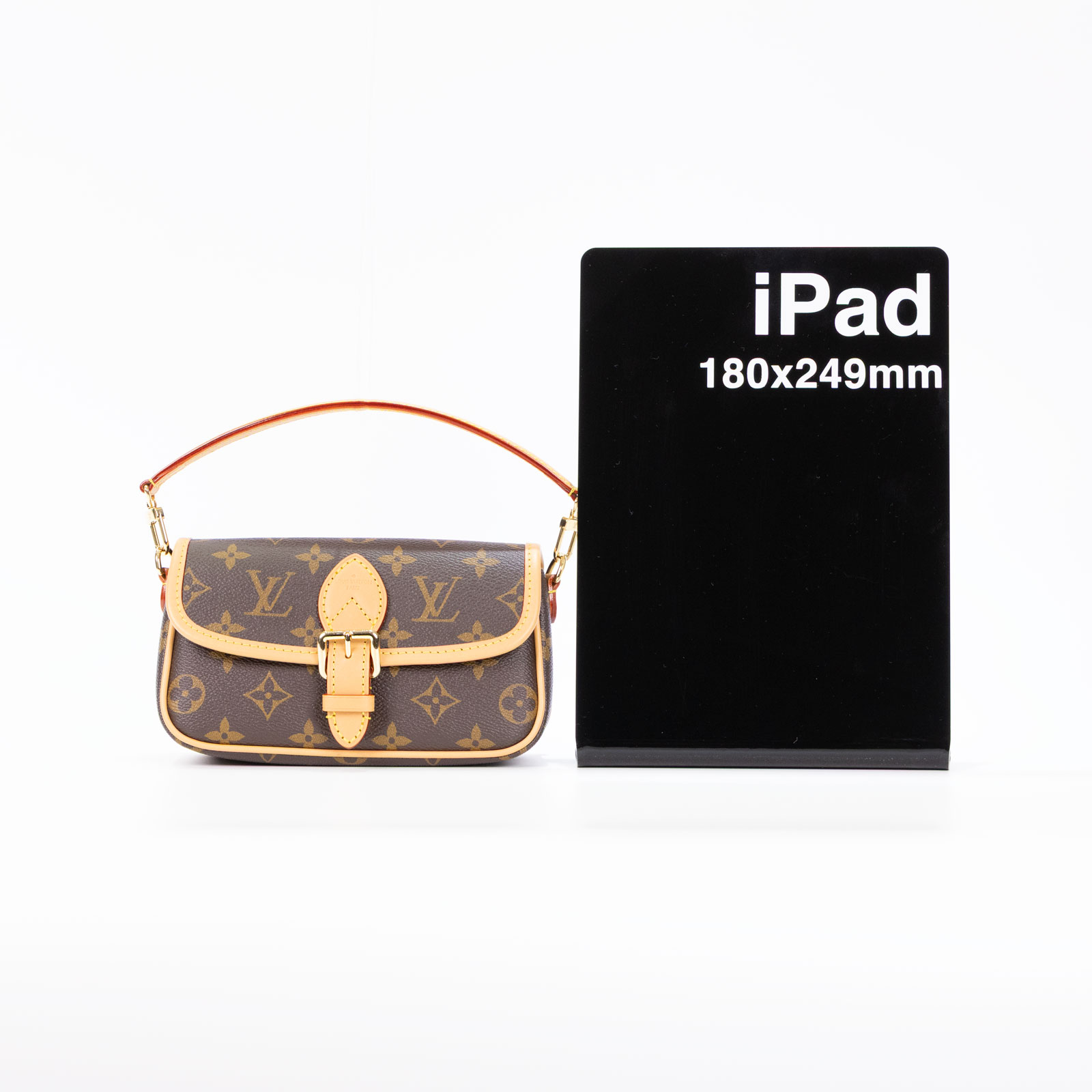 路易威登 LOUIS VUITTON Nano Diane 腋下包法棍 單肩背包 經典帆布 M83298 晶片款 原花NANO DIANE 防塵袋/背帶