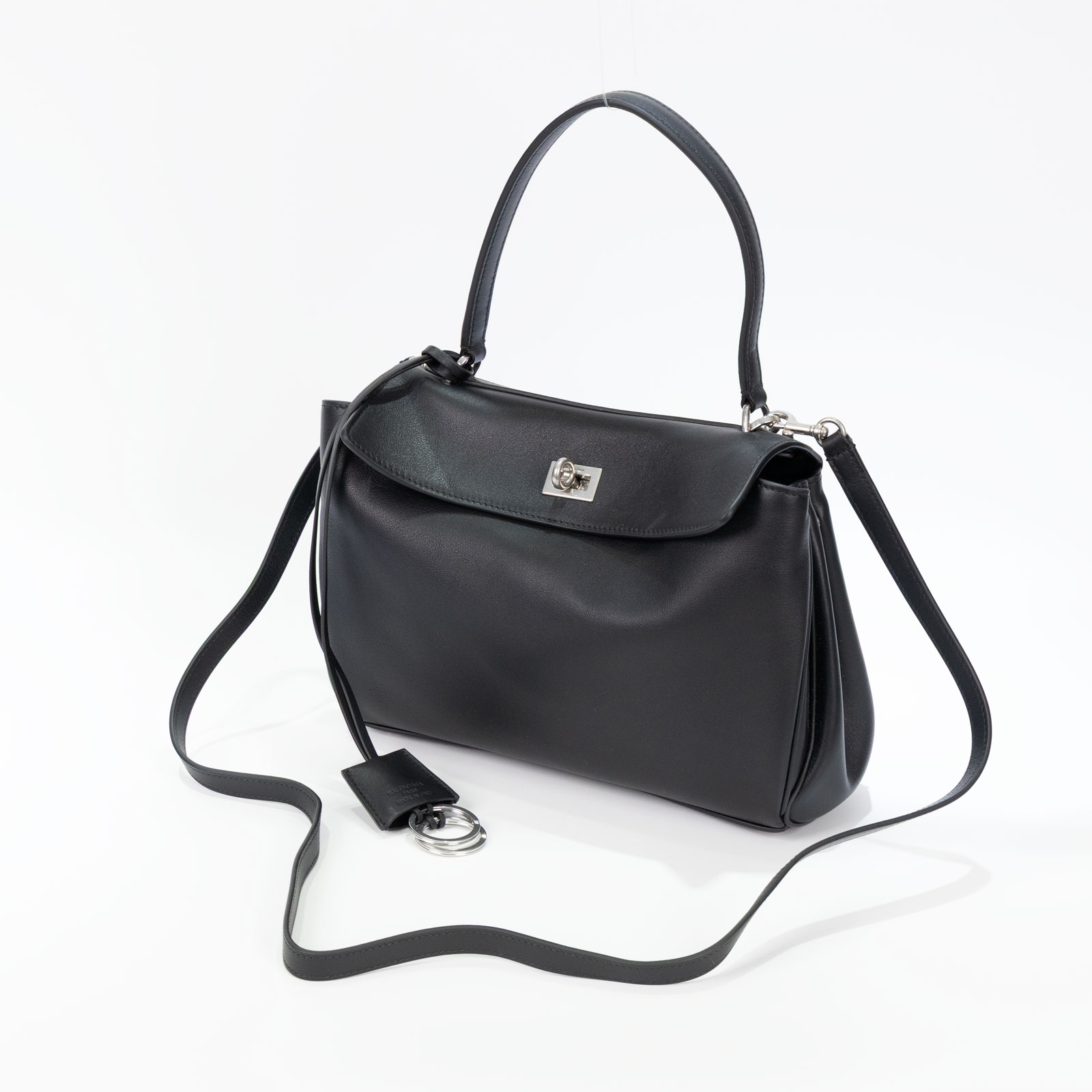 巴黎世家 BALENCIAGA Rodeo Small 手提包 7897792AA4U 黑RODEO SMALL 原廠盒子/防塵袋/購買證明正本/背帶