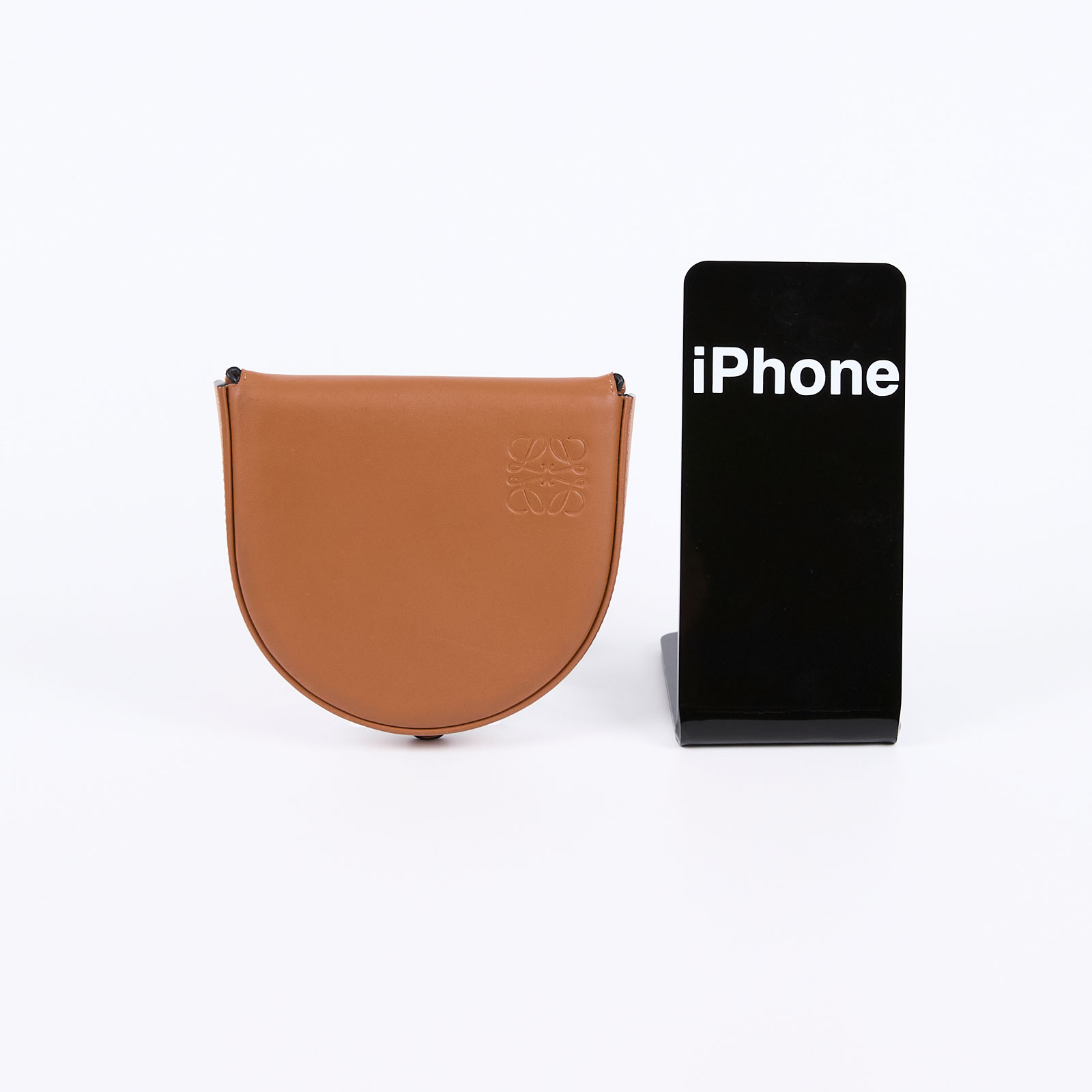 羅意威 LOEWE Heel Pouch Small 小型 頸掛式 零錢包 馬蹄小掛包 C661T14X12 焦糖HEEL肩背包 小號 原廠盒子/防塵袋