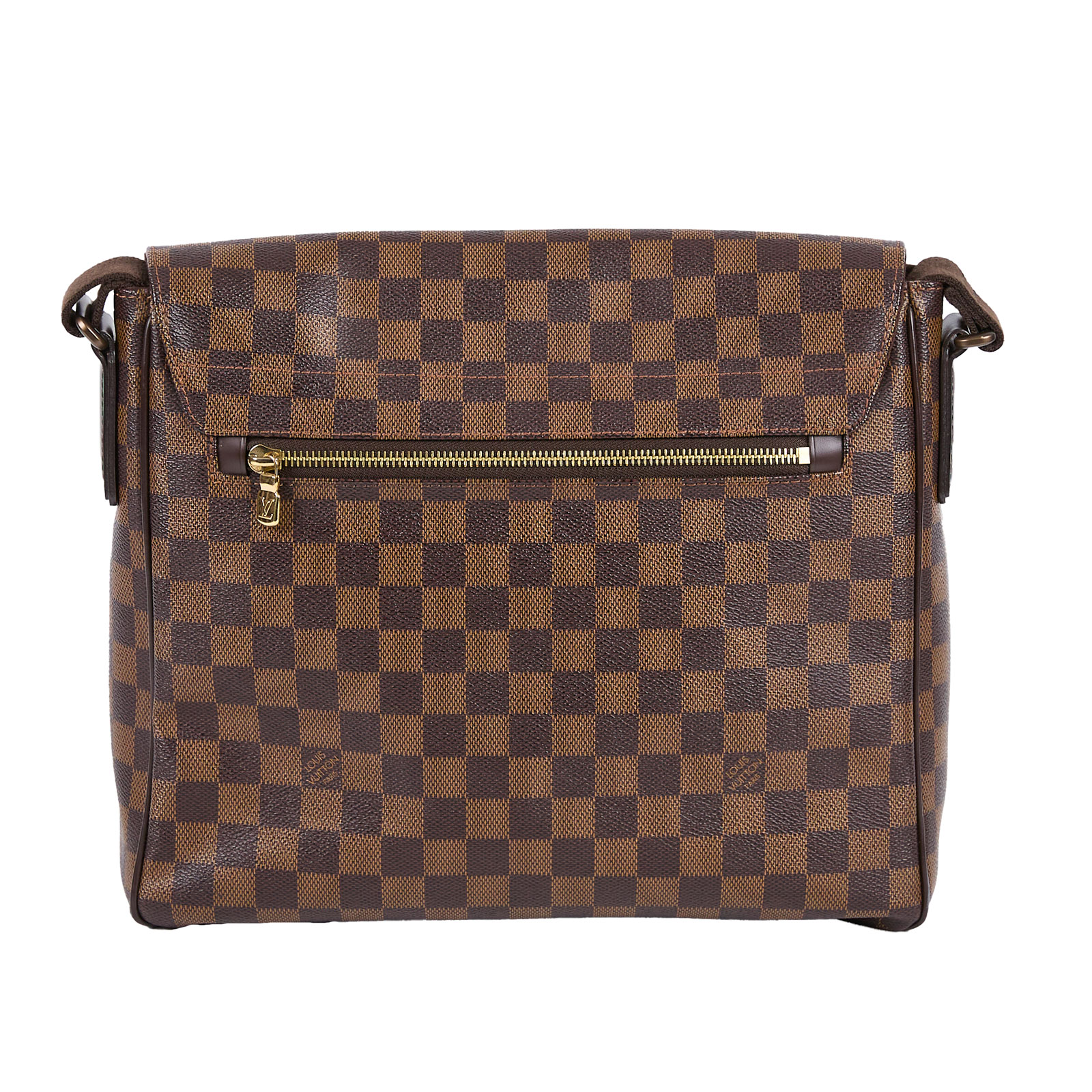 路易威登 LOUIS VUITTON District MM 肩背包 棕棋盤格 N41212 棕DAMIER側背包 防塵袋/購買證明正本