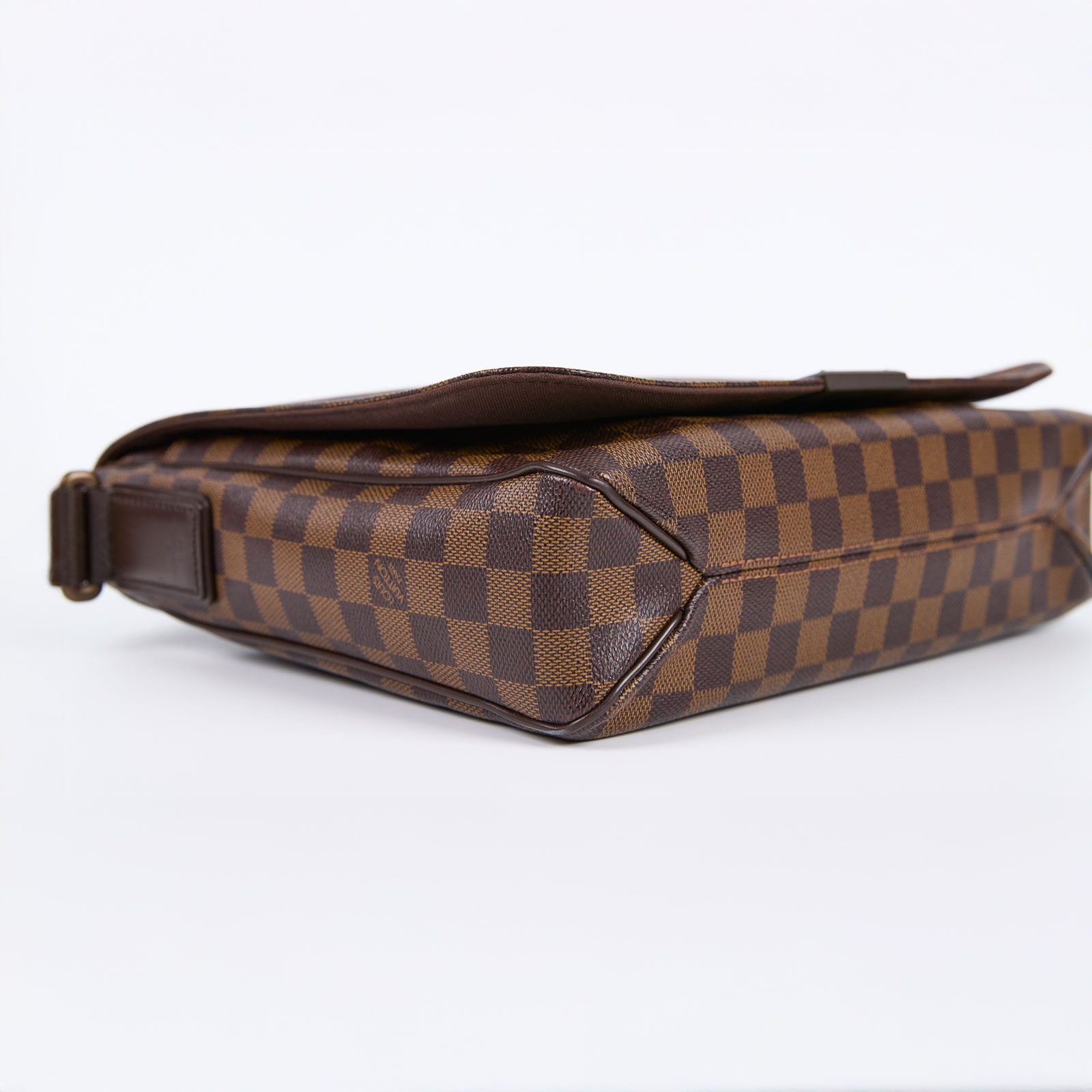 路易威登 LOUIS VUITTON District MM 肩背包 棕棋盤格 N41212 棕DAMIER側背包 防塵袋/購買證明正本