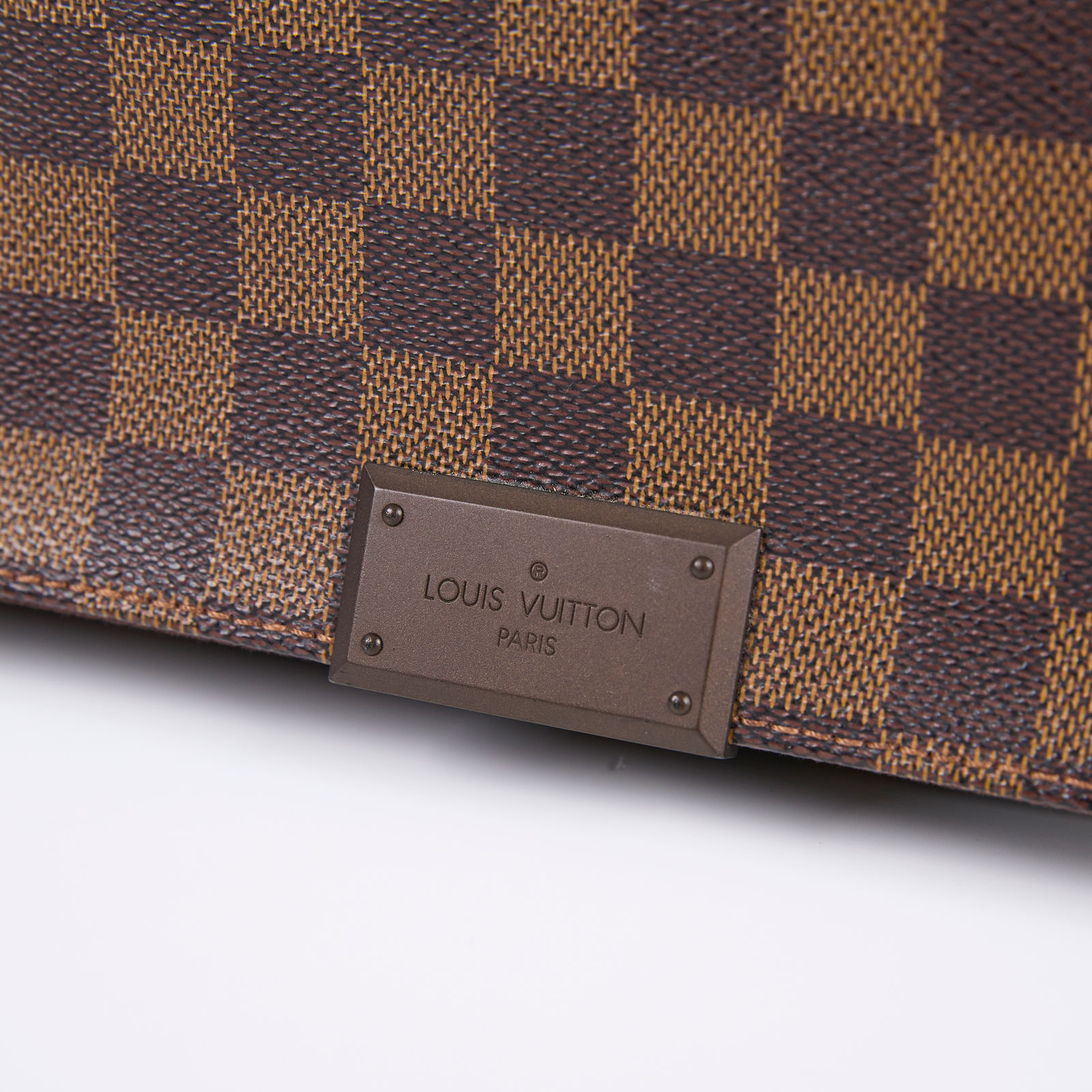 路易威登 LOUIS VUITTON District MM 肩背包 棕棋盤格 N41212 棕DAMIER側背包 防塵袋/購買證明正本