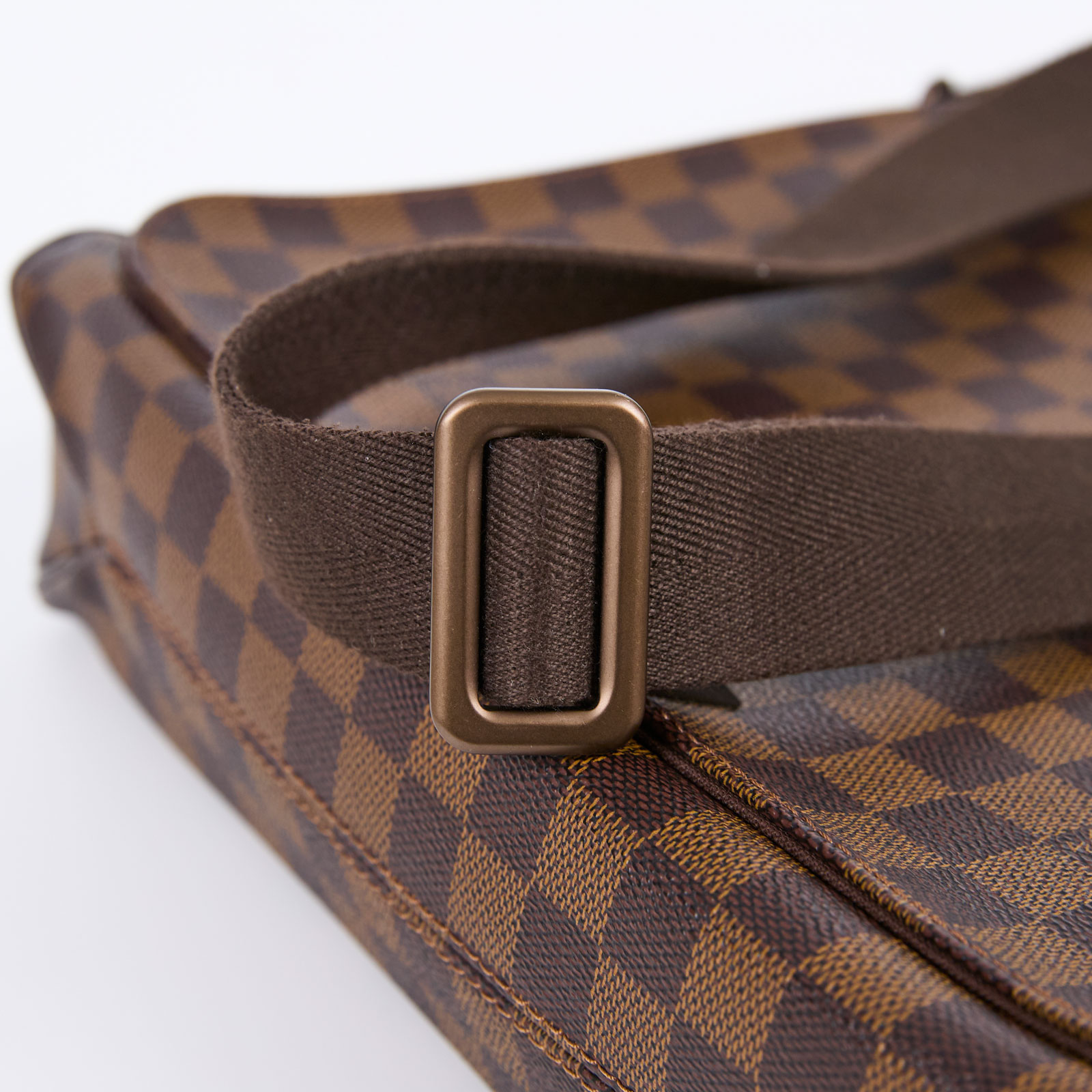 路易威登 LOUIS VUITTON District MM 肩背包 棕棋盤格 N41212 棕DAMIER側背包 防塵袋/購買證明正本