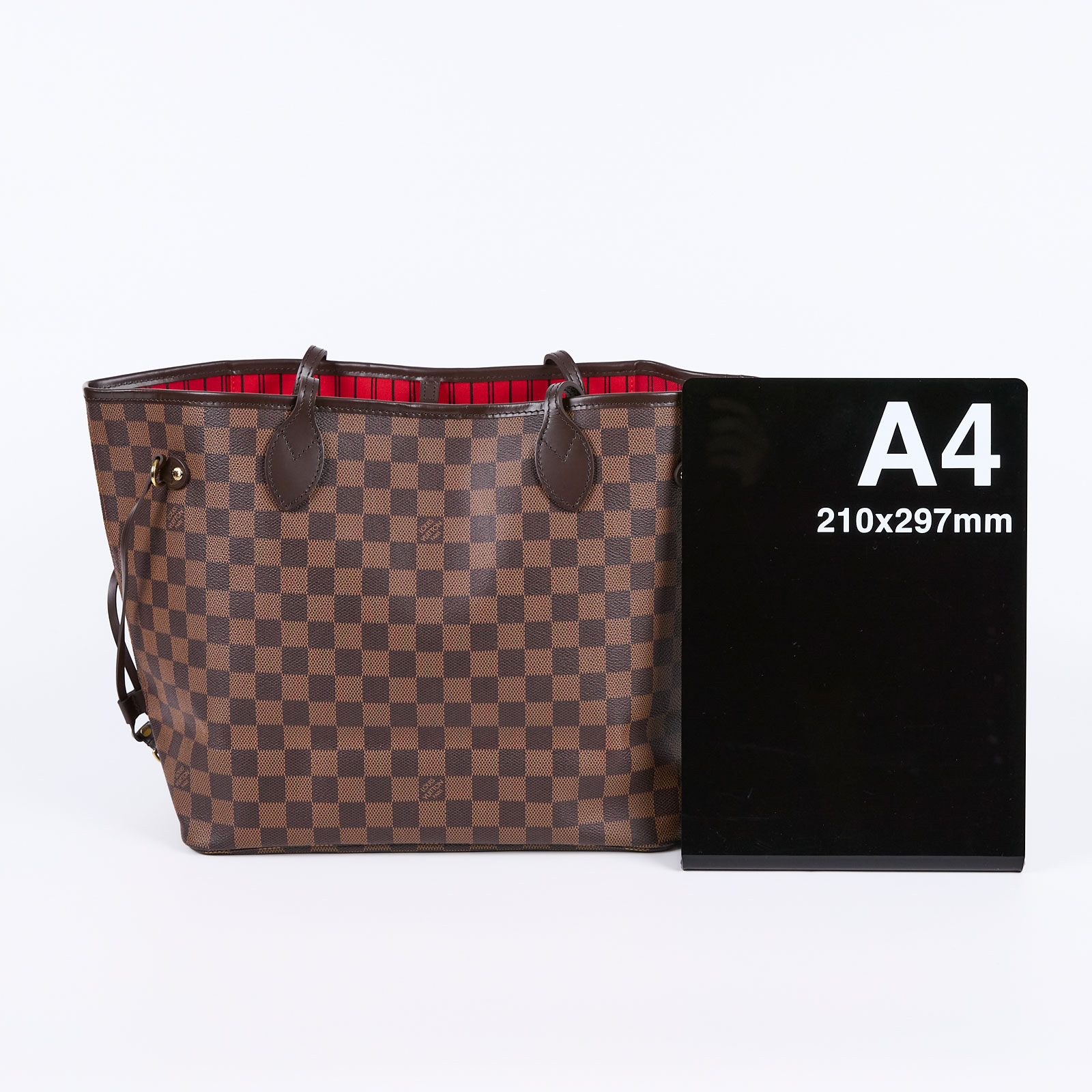 路易威登 LOUIS VUITTON 棕棋盤 Neverfull MM 托特包 N41358 咖棋盤格NEVERFULL MM 防塵袋/內袋