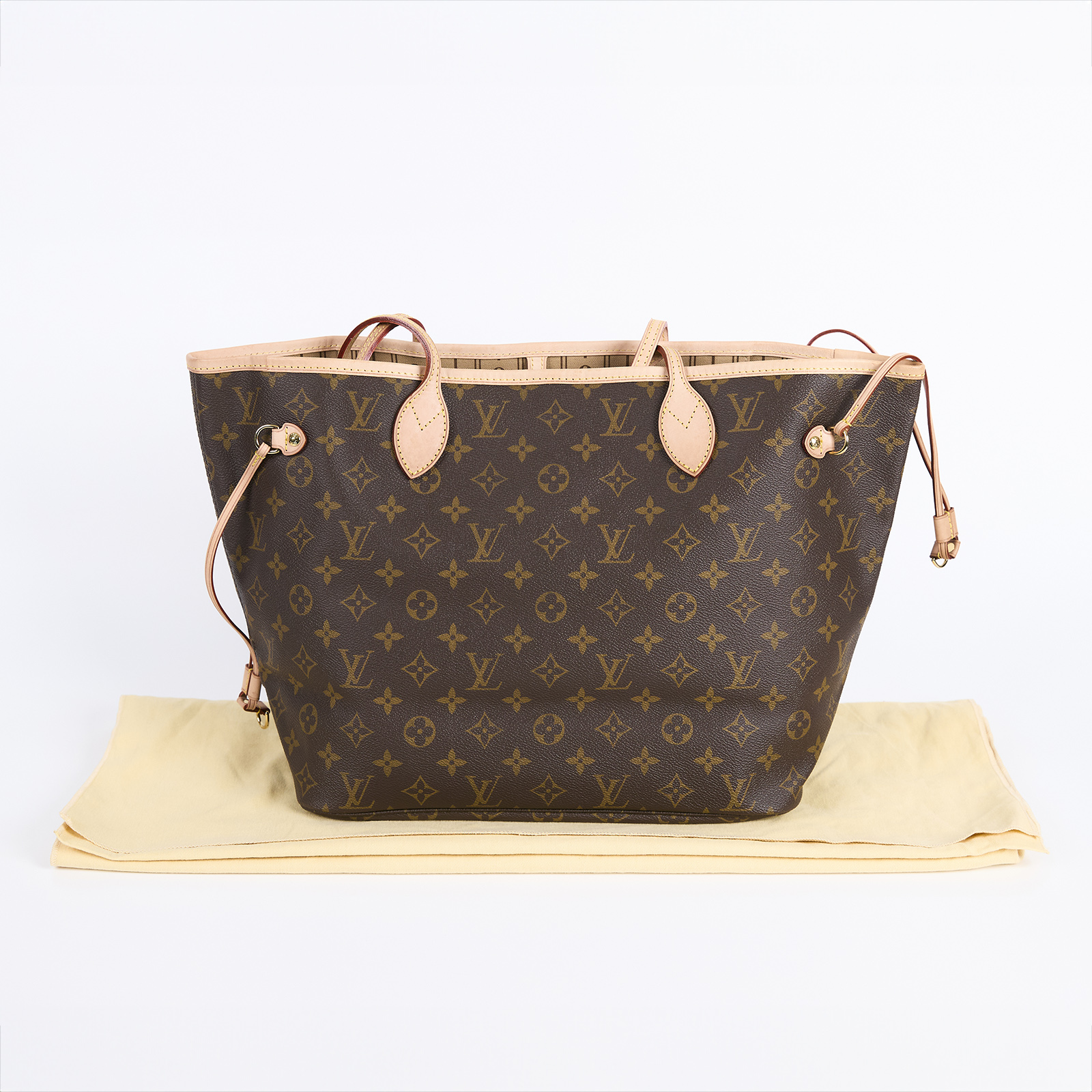 路易威登 LOUIS VUITTON Neverfull MM 托特包 經典帆布 M40156 原花NEVERFUL MM 防塵袋