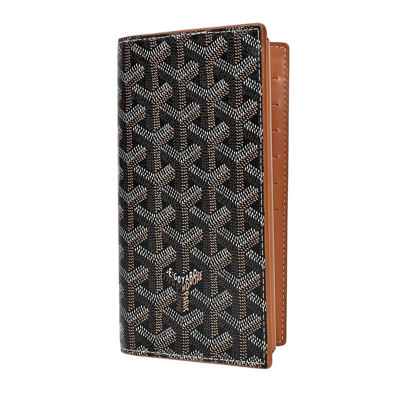 高雅德 GOYARD Saint Lambert Wallet 錢包 長夾 STLAMBPMLTY 棕Saint-Lambert對開長夾 原廠盒子