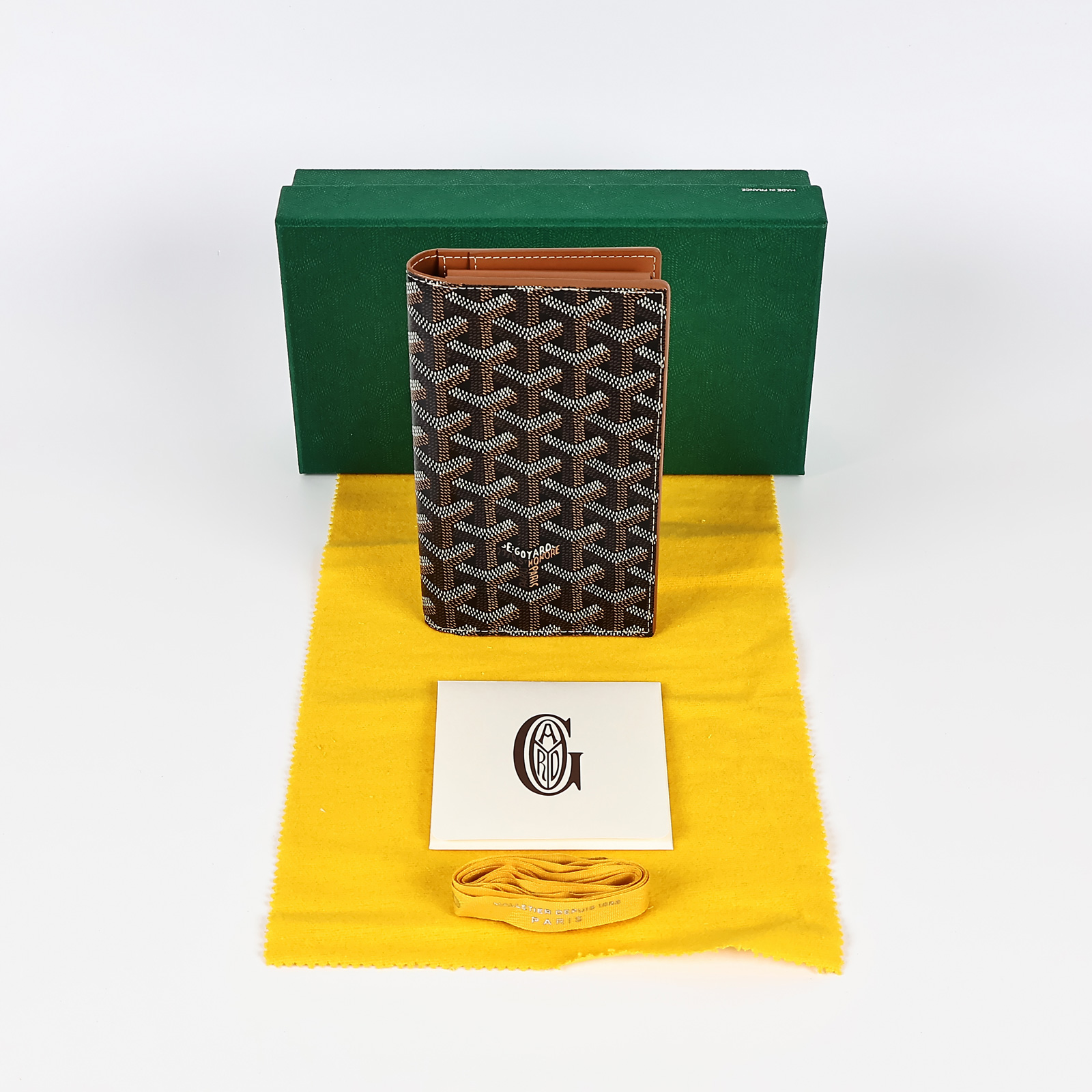 高雅德 GOYARD Saint Lambert Wallet 錢包 長夾 STLAMBPMLTY 棕Saint-Lambert對開長夾 原廠盒子