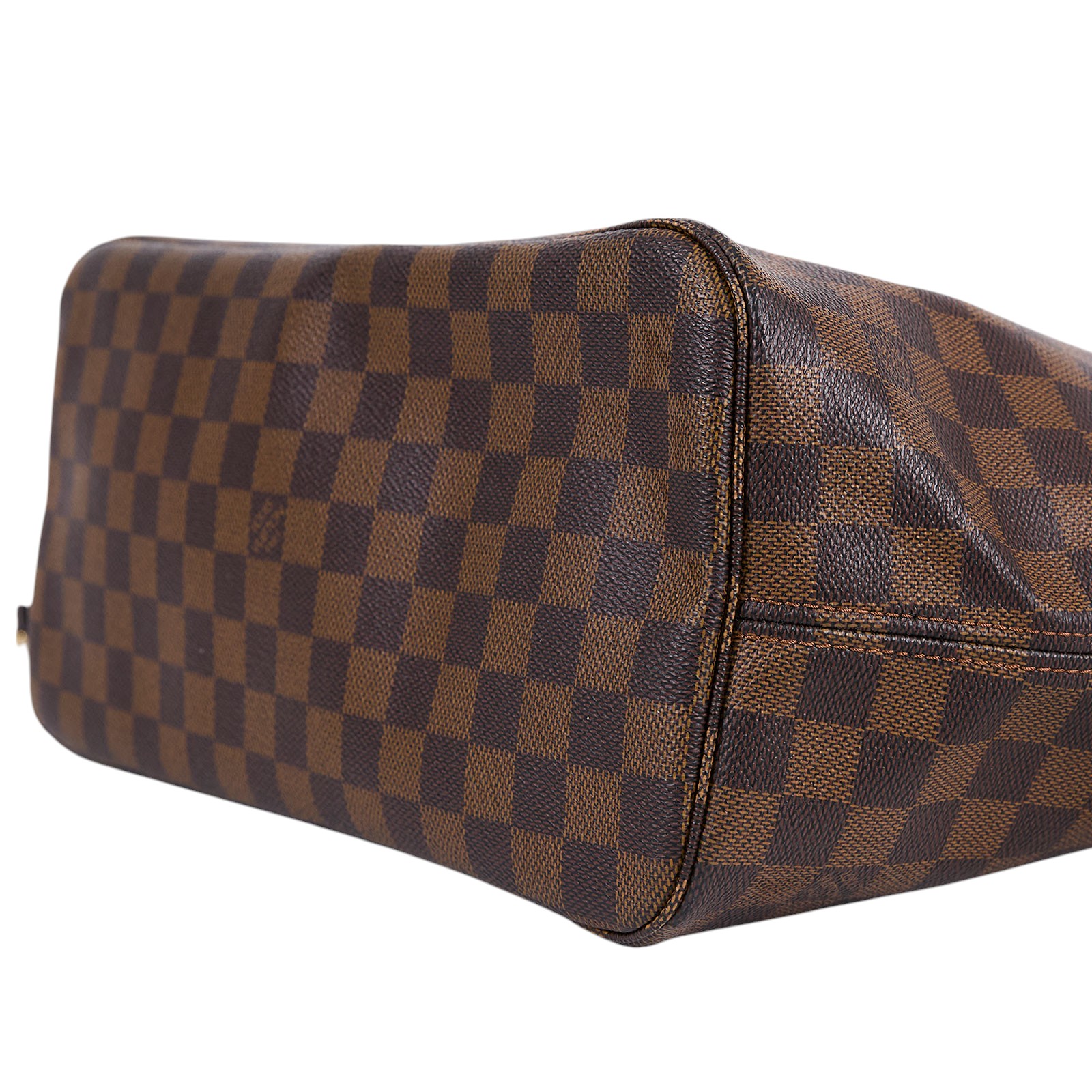 路易威登 LOUIS VUITTON 棕棋盤 MM 托特包 N51105 棋盤格NEVERFULL MM 防塵袋