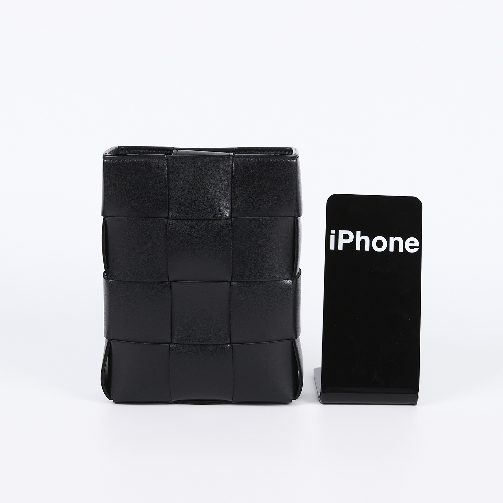 寶緹嘉 BOTTEGA VENETA Cassette 編織 斜背包 729298 晶片款 黑43CASSETTE斜背包 防塵袋