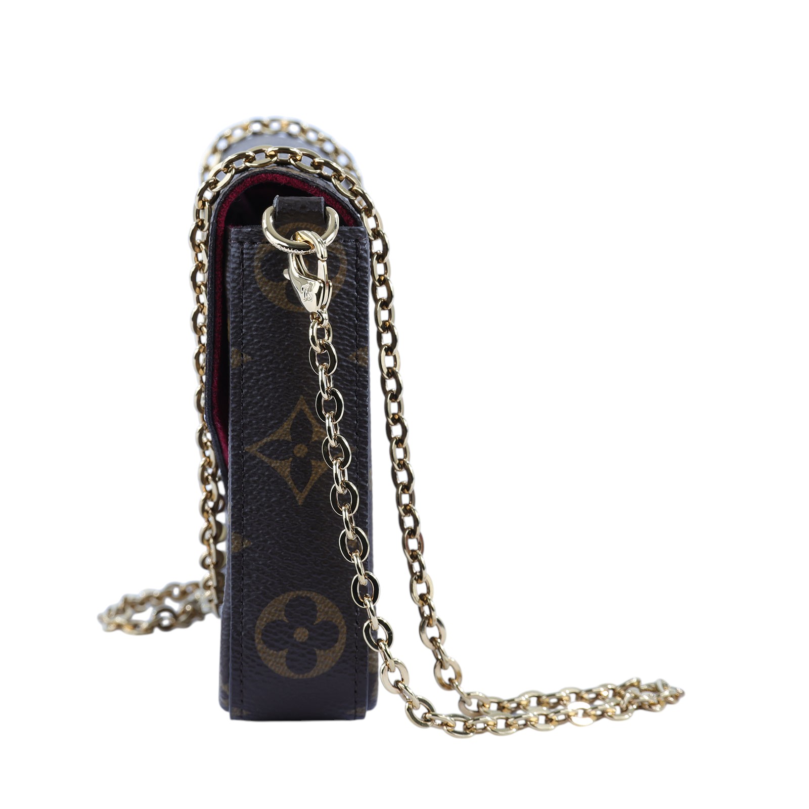 路易威登 LOUIS VUITTON Félicie Pochette WOC 信封式 手拿 肩背包 M81896 晶片款  防塵袋/原廠盒子