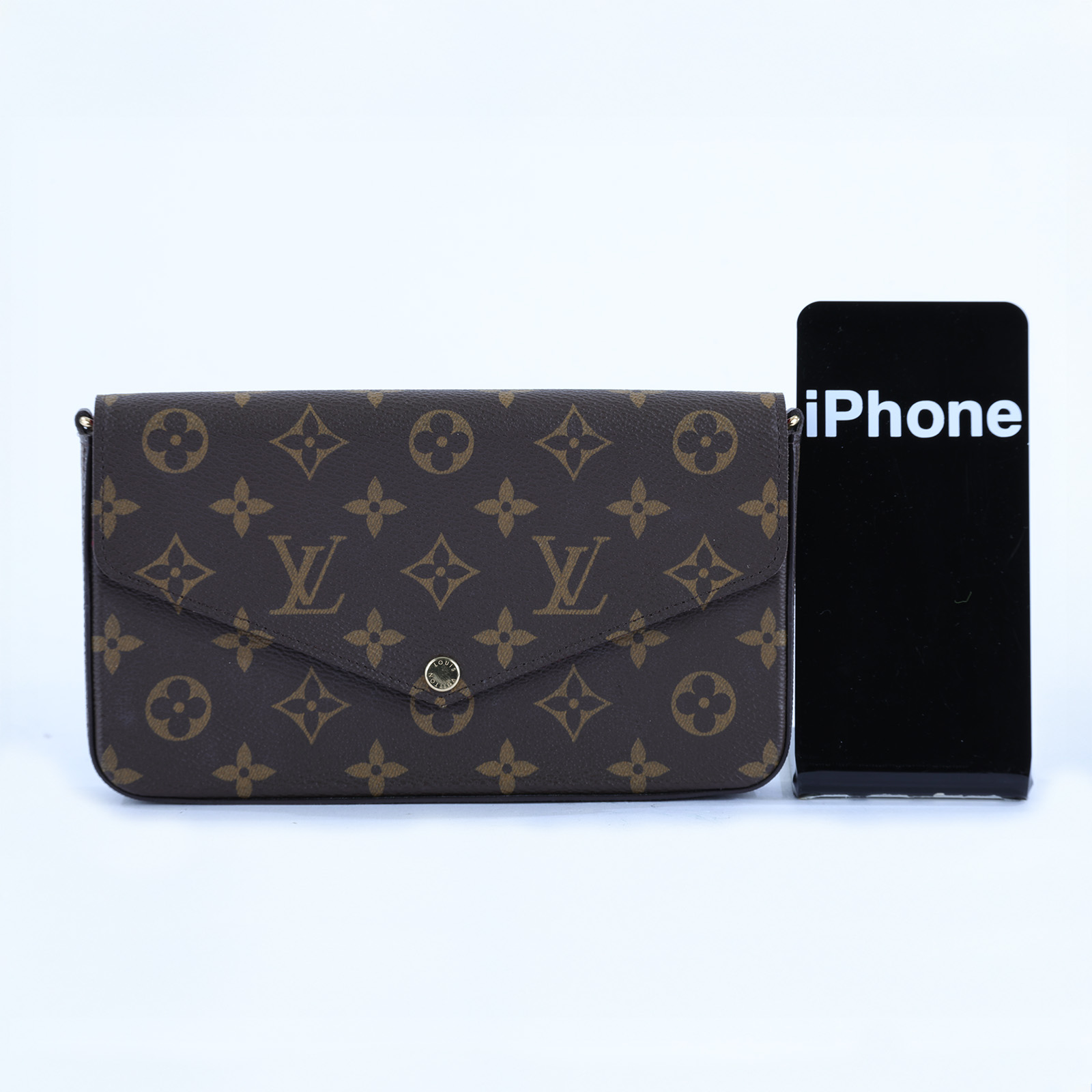 路易威登 LOUIS VUITTON Félicie Pochette WOC 信封式 手拿 肩背包 M81896 晶片款  防塵袋/原廠盒子
