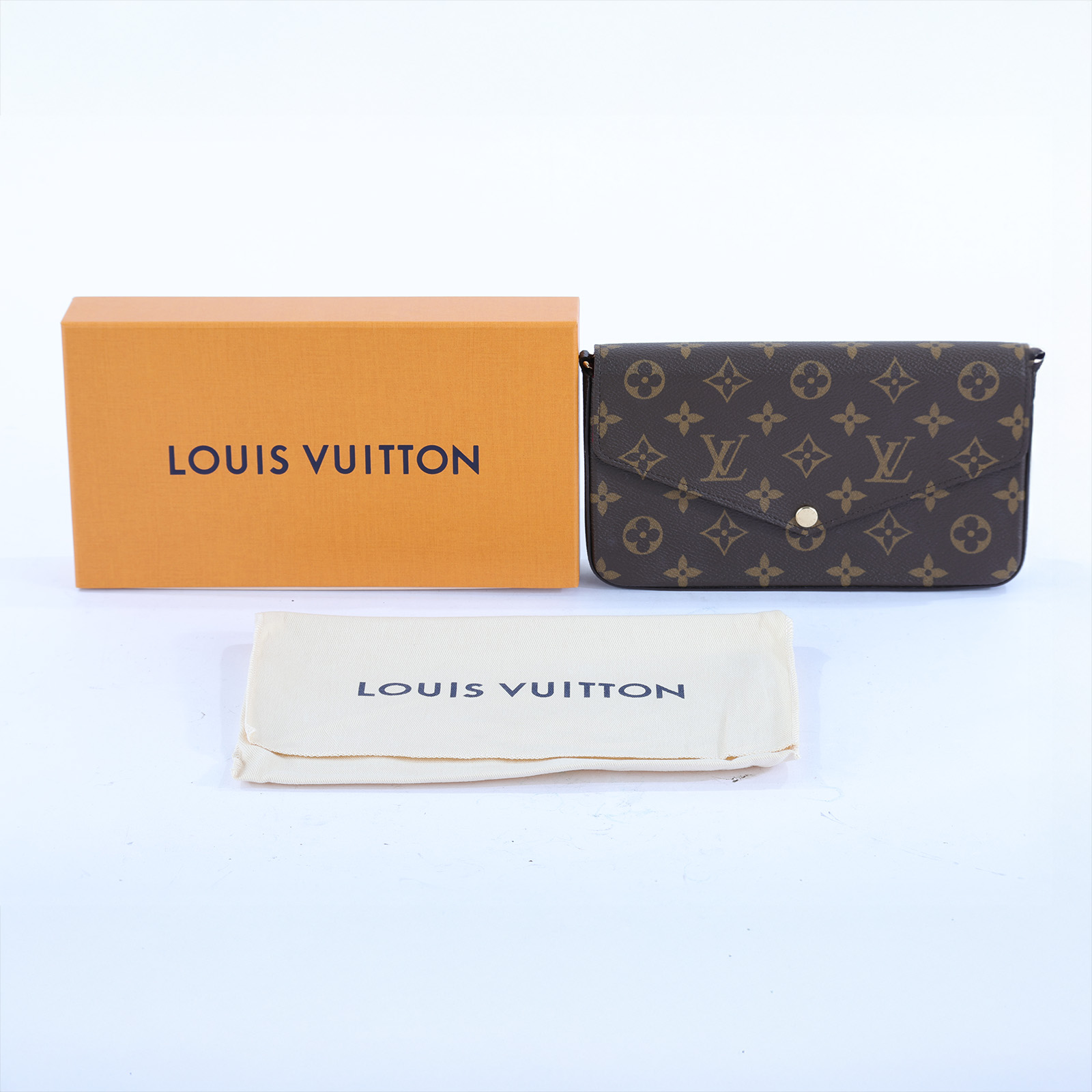 路易威登 LOUIS VUITTON Félicie Pochette WOC 信封式 手拿 肩背包 M81896 晶片款  防塵袋/原廠盒子