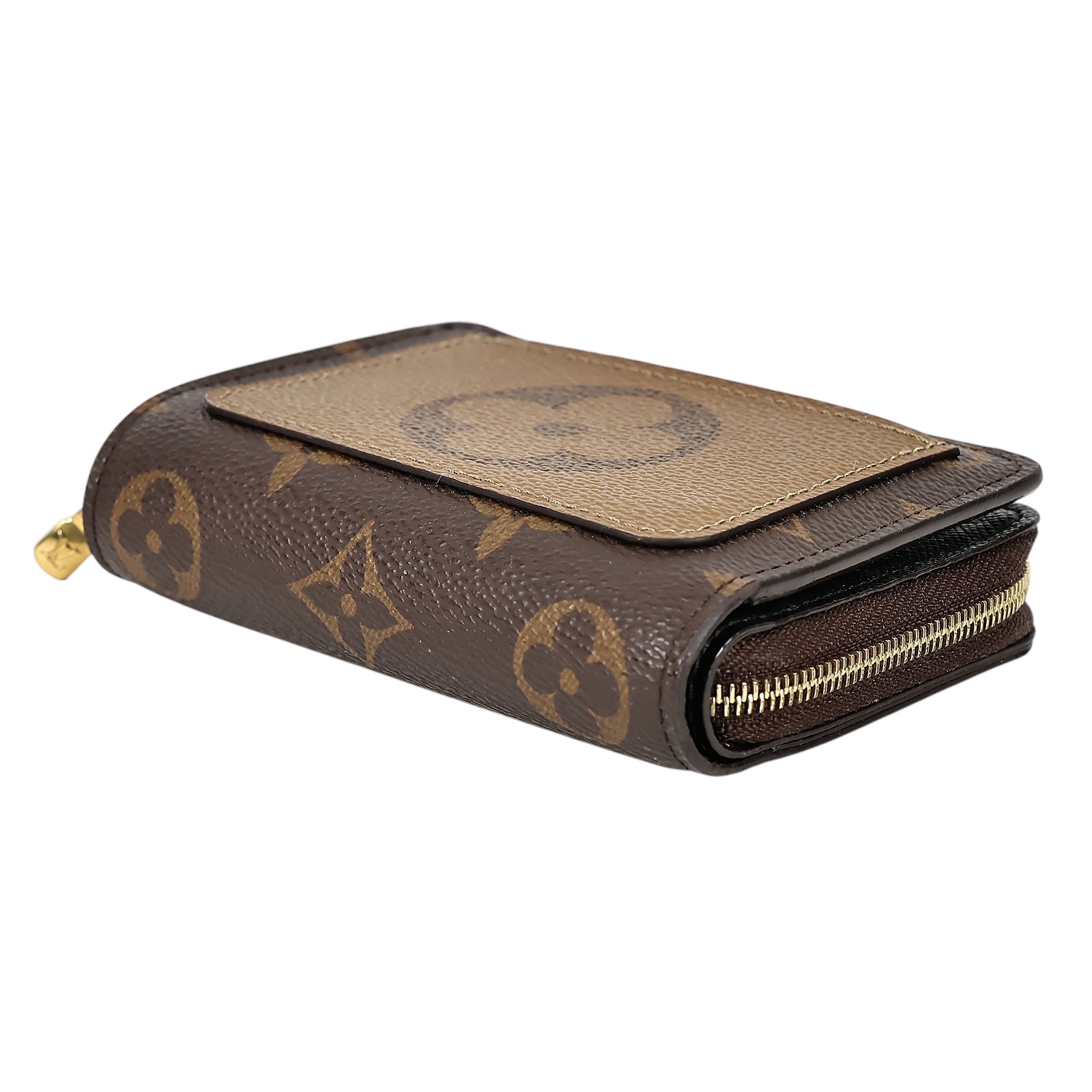 路易威登 LOUIS VUITTON Lou 錢包 零錢包 M81461 晶片款 原花Lou短夾 防塵袋/原廠盒子/購買證明正本/台灣發票