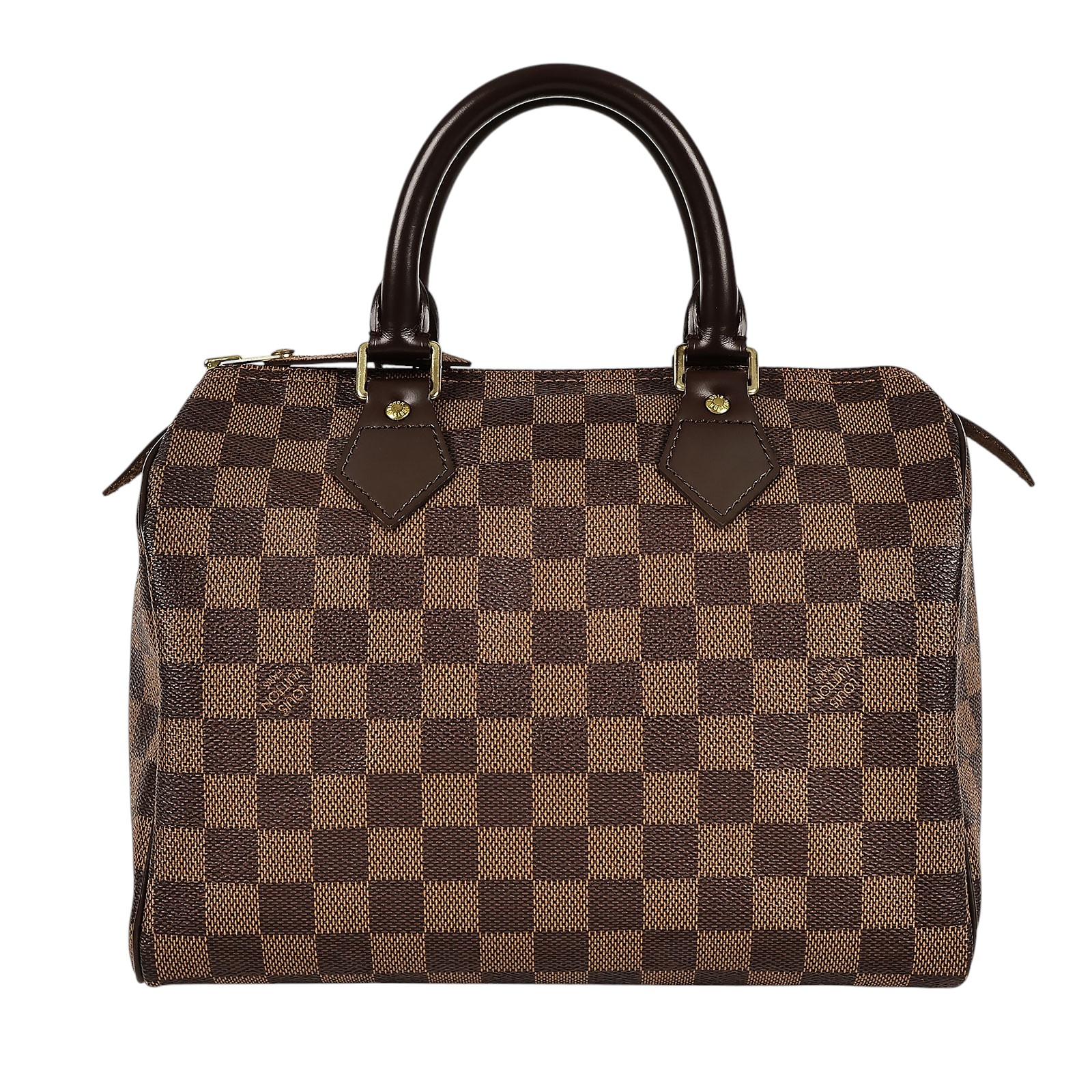 路易威登 LOUIS VUITTON Speedy 25 手提波士頓包 棕棋盤格 N41532 咖棋盤格SPEEDY25 購買證明正本